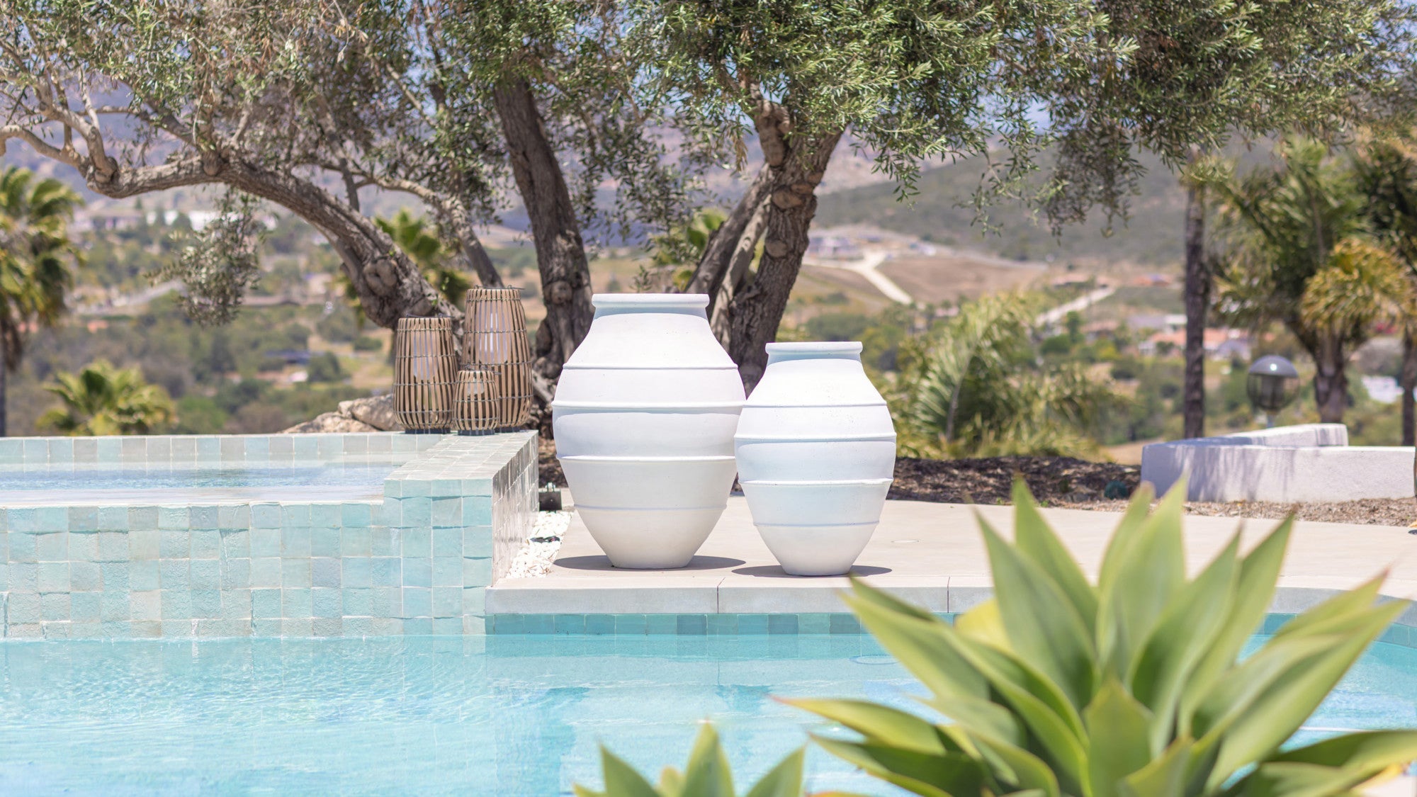 Fiberstone & Polycrete Floor Planters