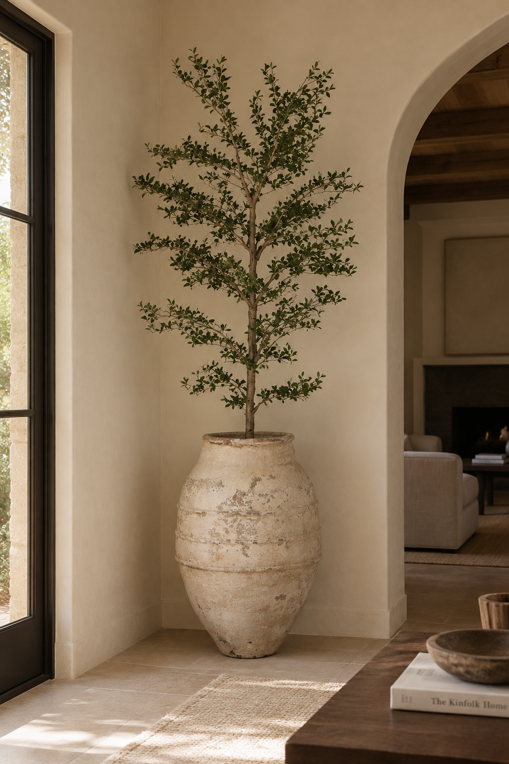 7' Shady Lady in Tan Turkish Pot | PC1463TURKTNLG