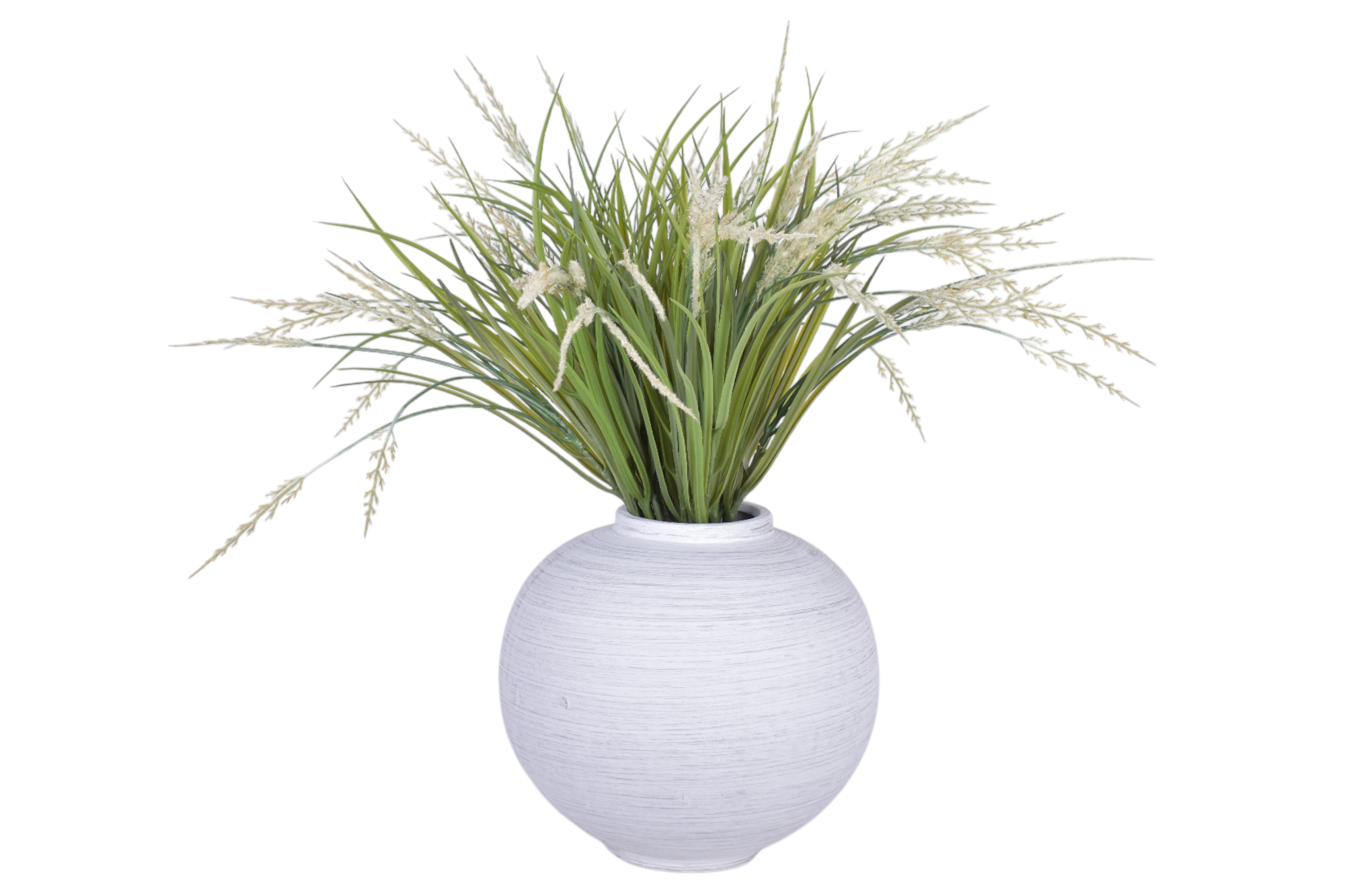 10" Tyler Pot with UV Protected Grass Arrangement AR1036UV
