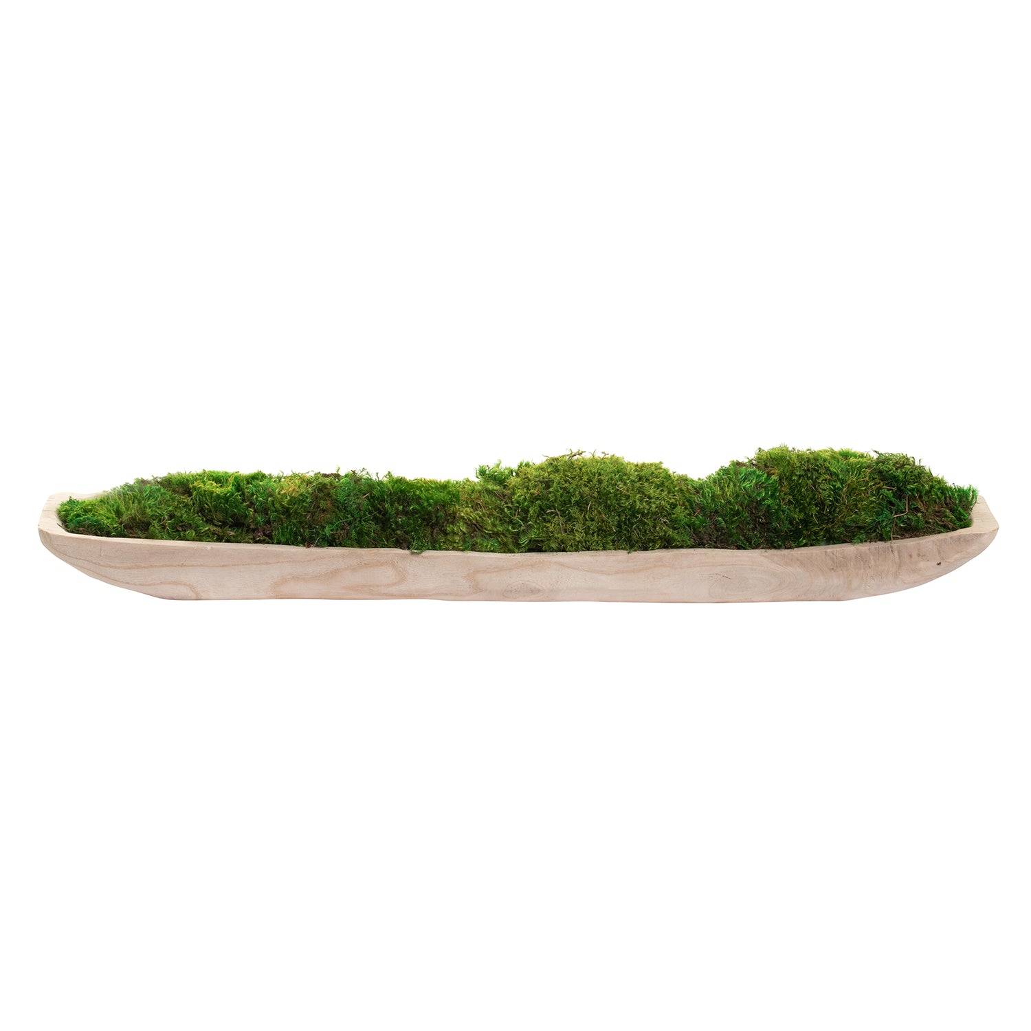 36" Sedona Wood Tray Planter with Mood Moss AR1391