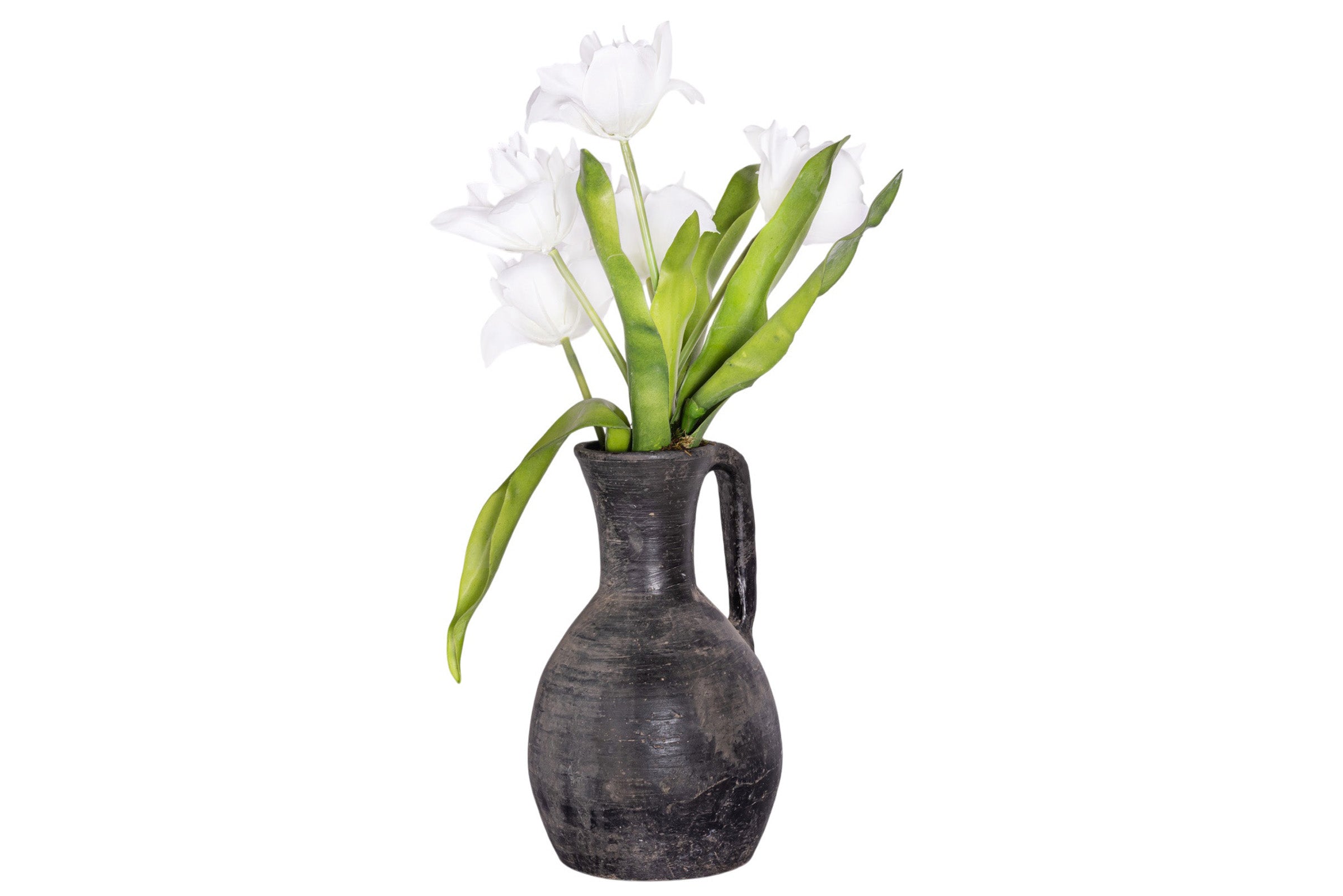 10" Laurel Vase with Tulip Arrangement