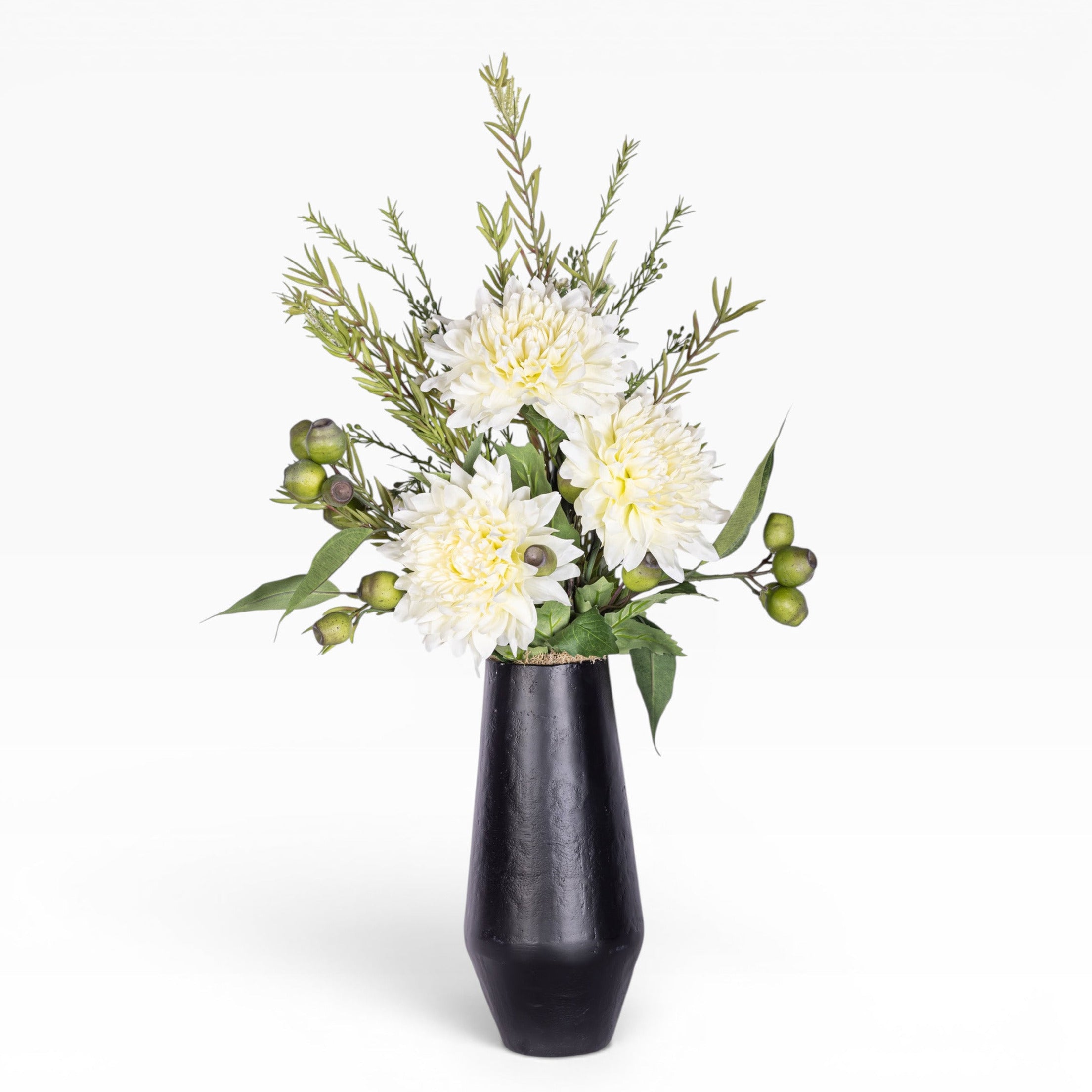 13" Aubrey Vase with Floral Arrangement