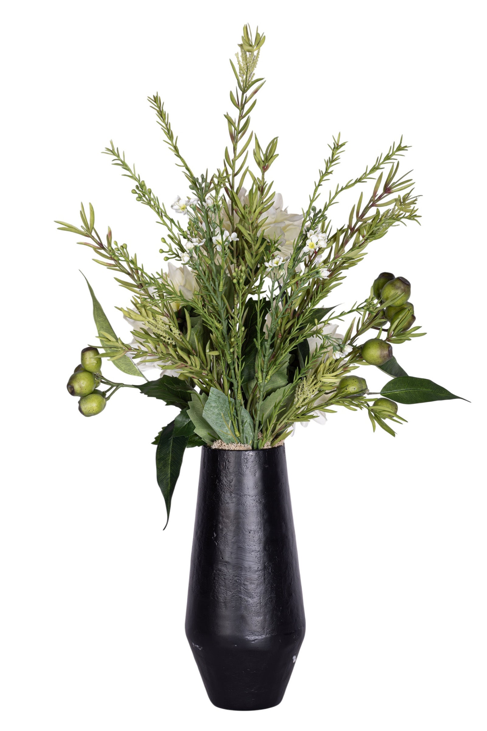 13" Aubrey Vase with Floral Arrangement