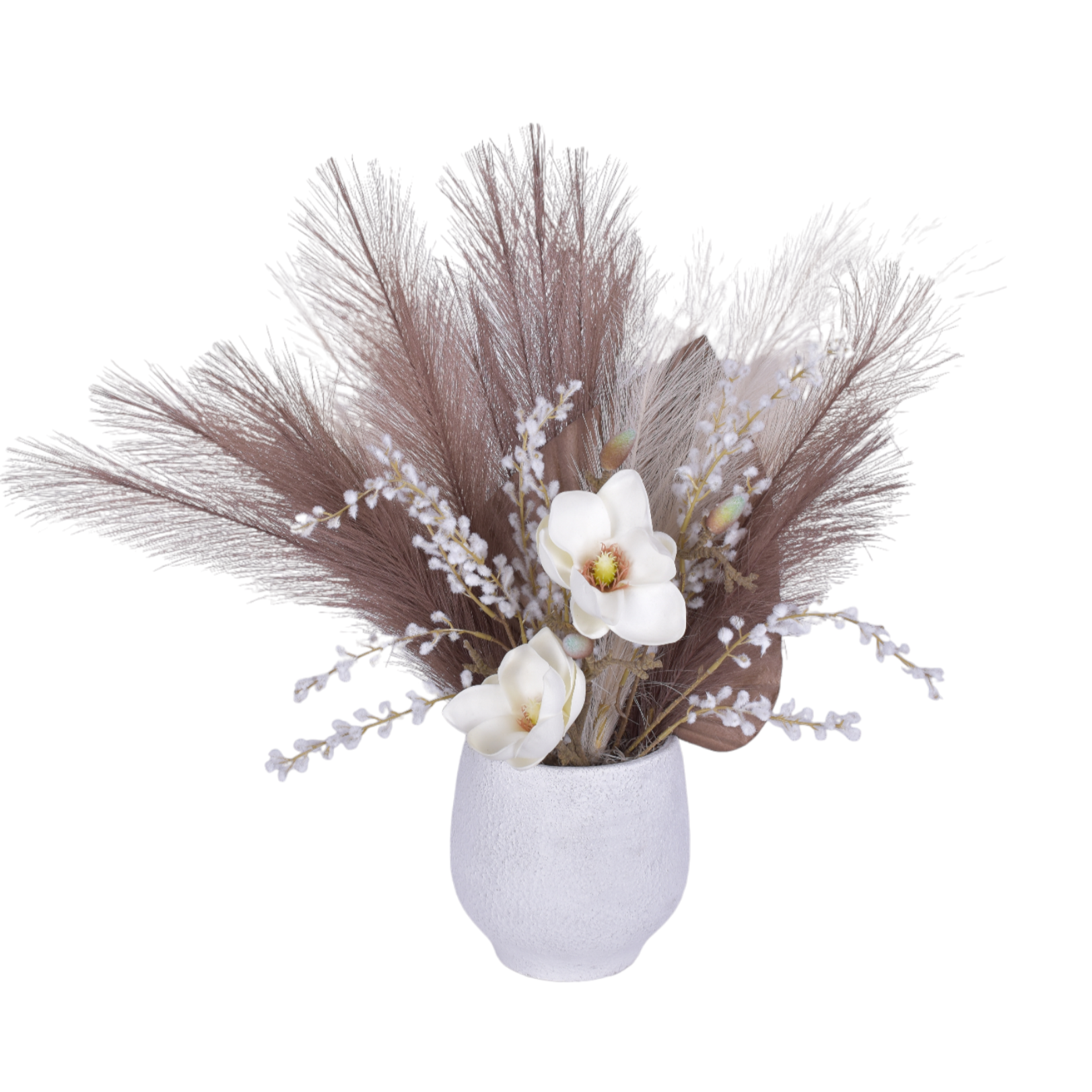 6.25" Pati Pot with Magnolia Arrangement AR1647