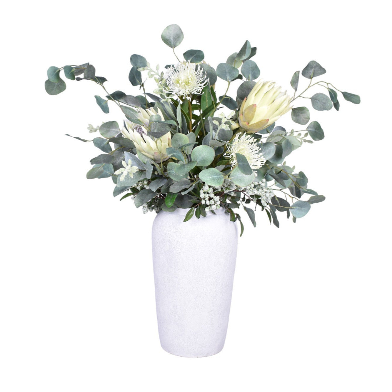 Large Tyberious Vase with Eucalyptus Arrangement AR1728