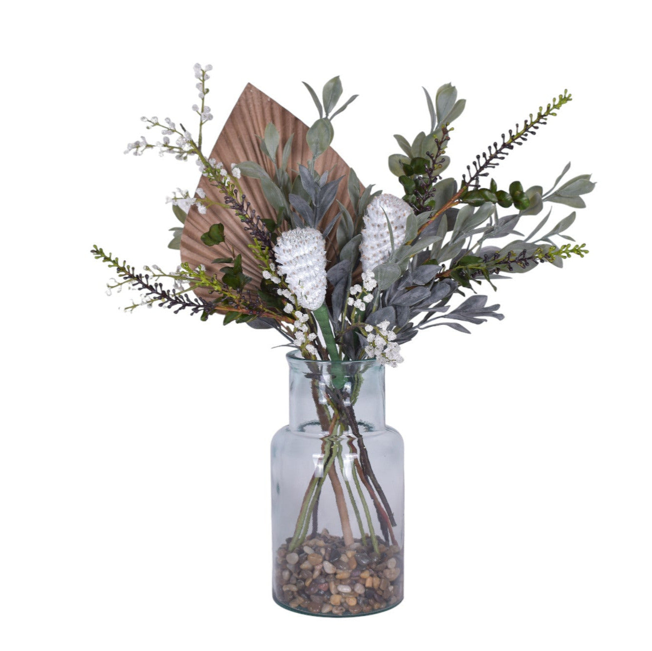 San Miguel Vase with Dried Florals   AR1756