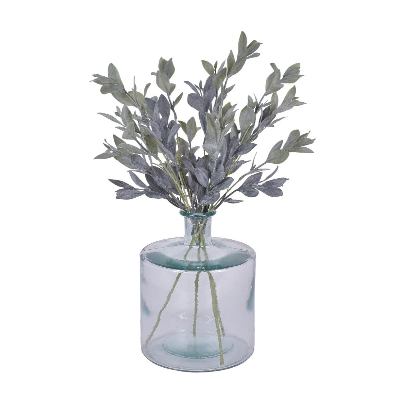 10" San Miguel Vase with Eucalyptus AR1778