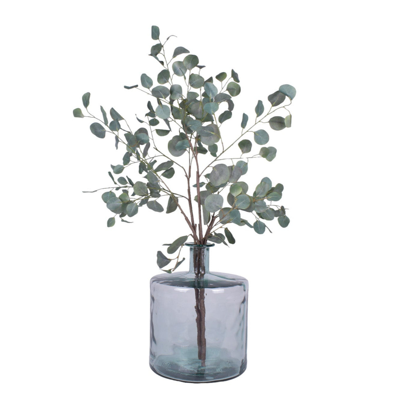 18" San Miguel Vase with Eucalyptus   AR1780