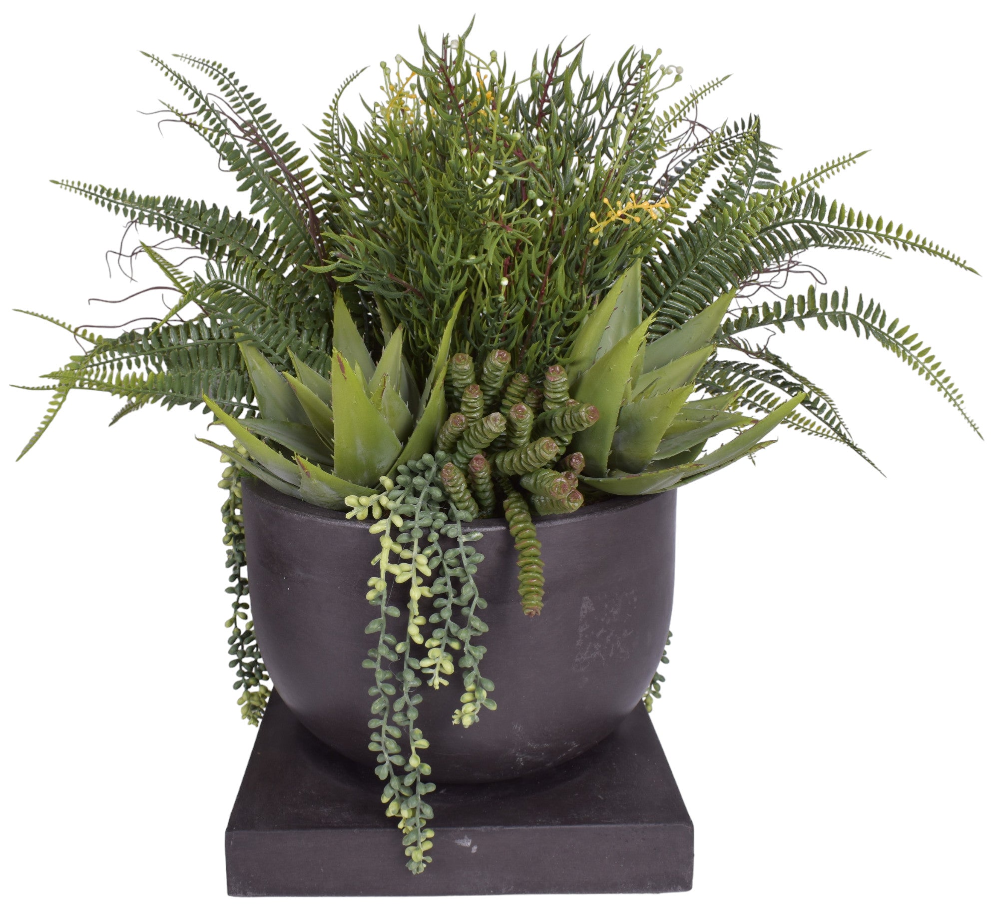 Small Palmaria Pot with UV Protected Arrangement AR1786UV