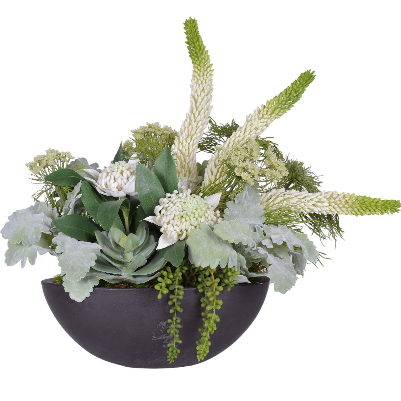Small Oval Bowl with Floral Arrangement AR1804