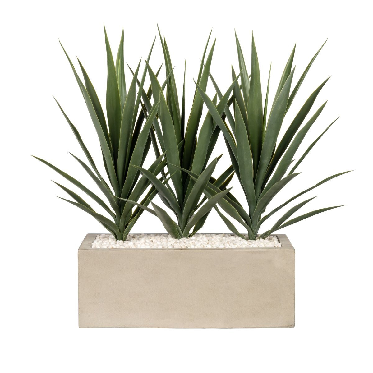 22" Balboa Tray with UV Protected Yuccas AR1849UV