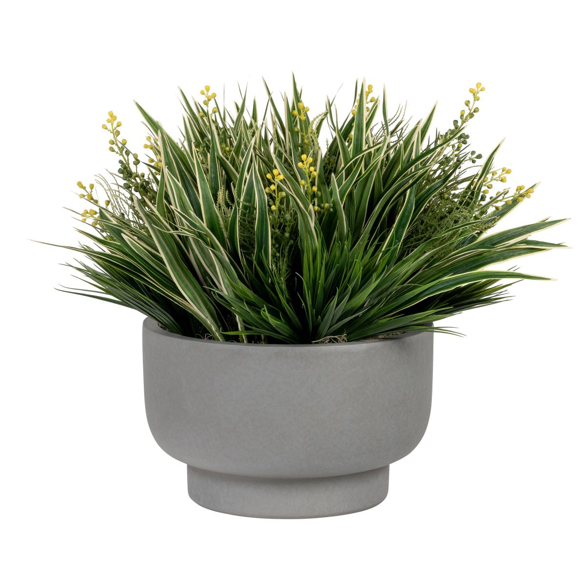 Large Riley Wall Hanger with UV Protected Grass Arrangement AR1856UV