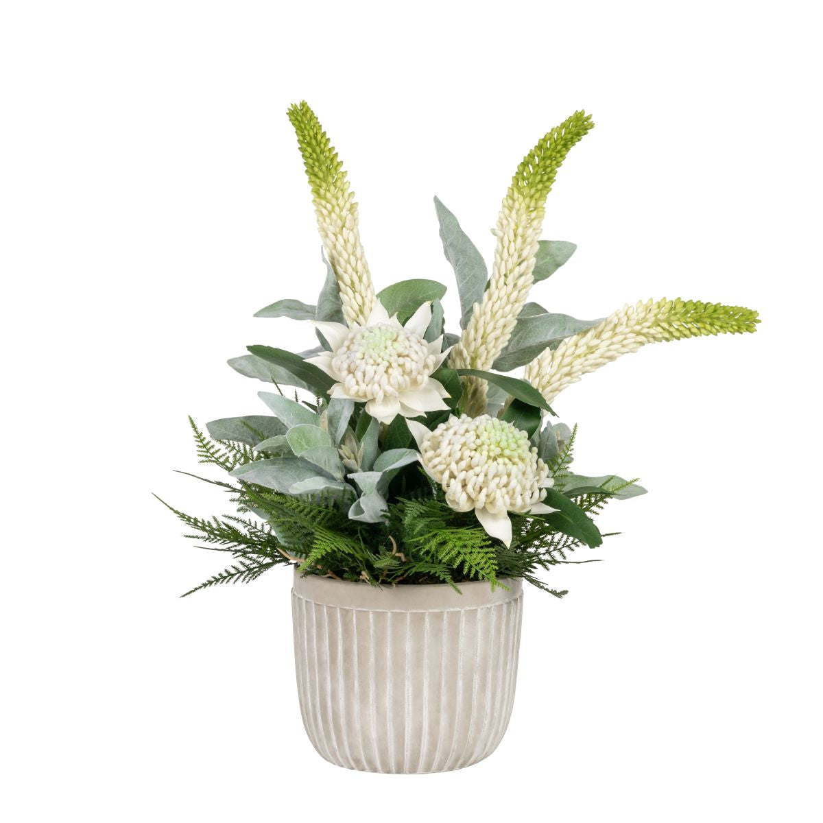 8" Ollie Pot with Floral Arrangements AR1858