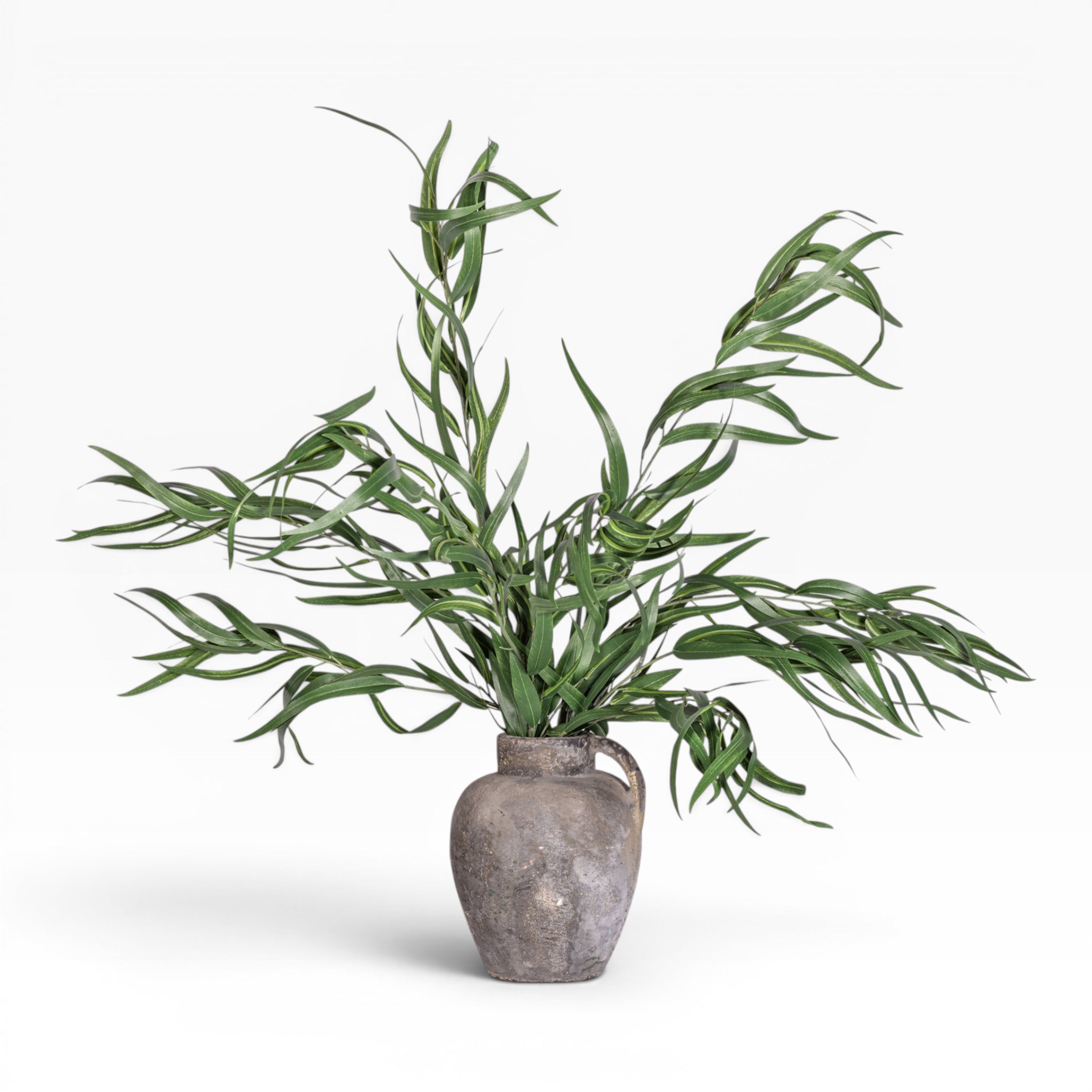 11" Wren Jug with Eucalyptus Arrangement