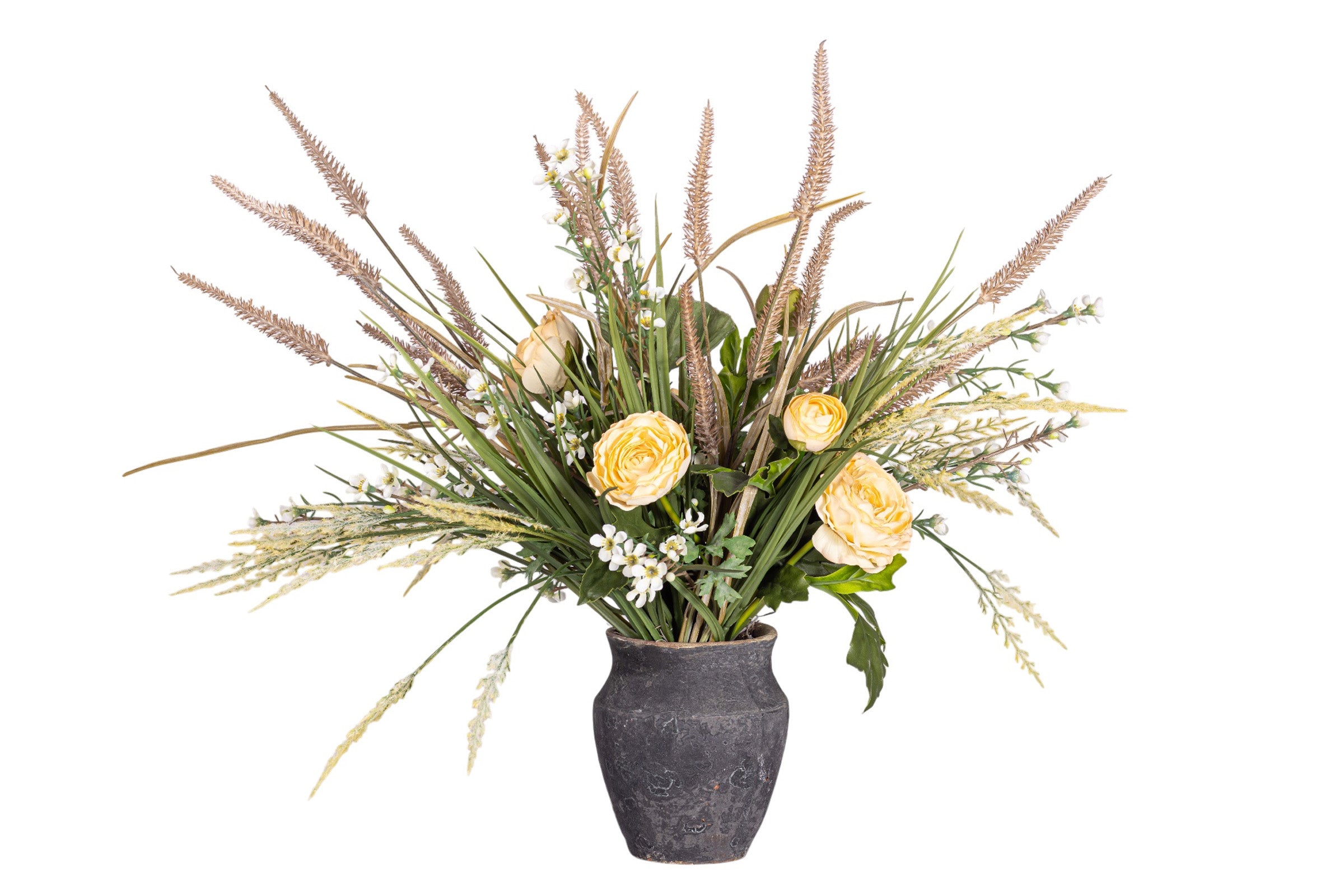 Titan Pot with Mixed Floral Arrangement AR1949
