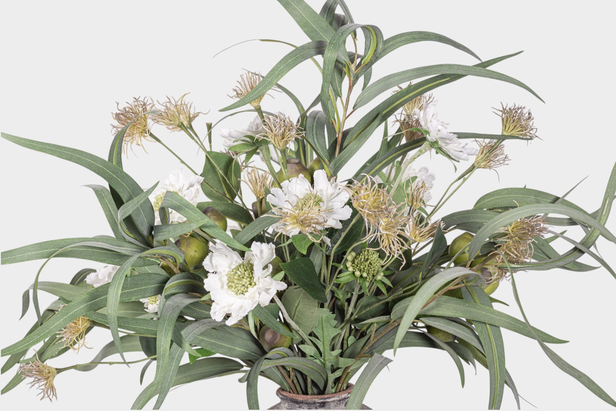 20" Loen Pot with Eucalyptus Arrangement AR1955