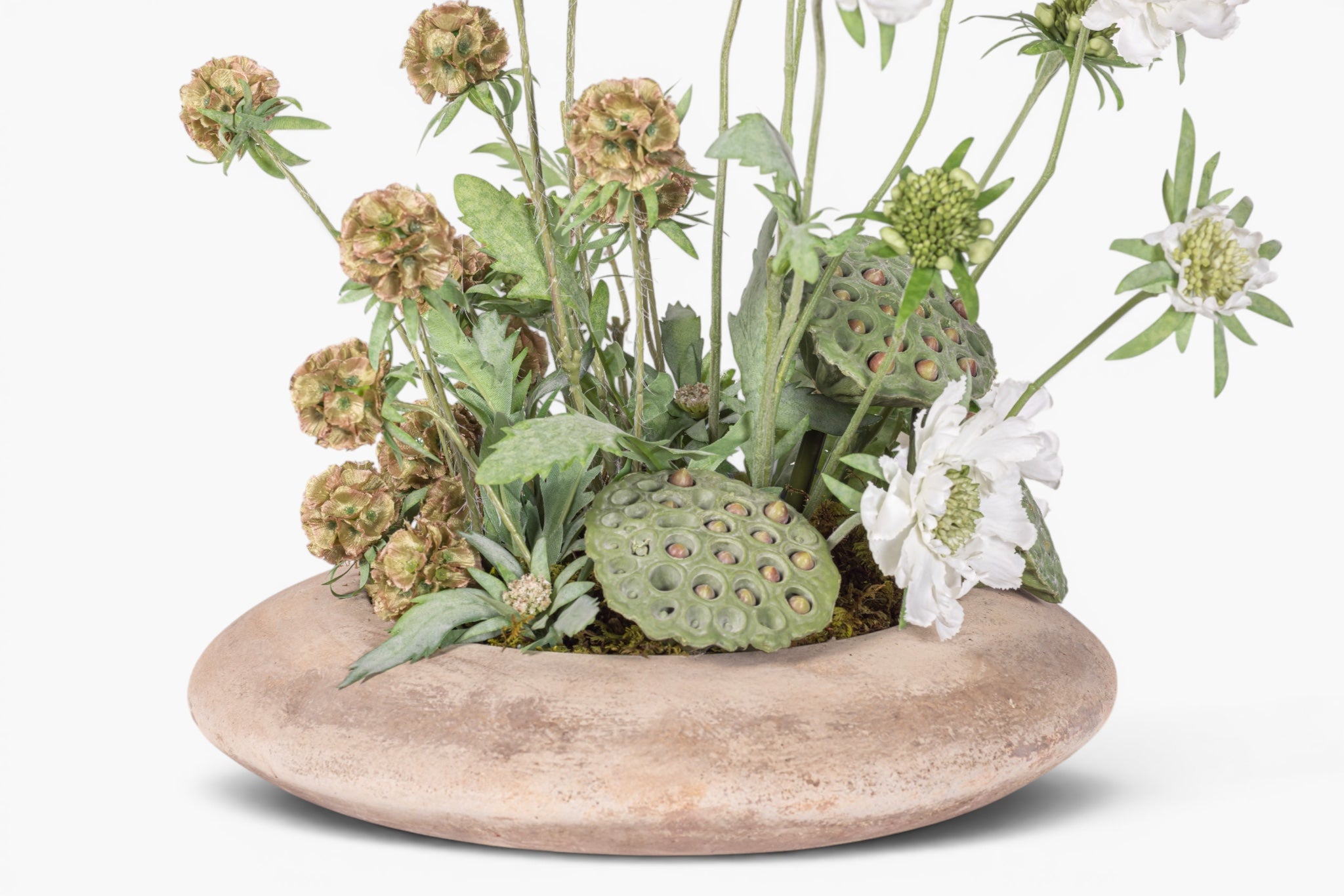 20" Flying Saucer with Floral Arrangement AR1960