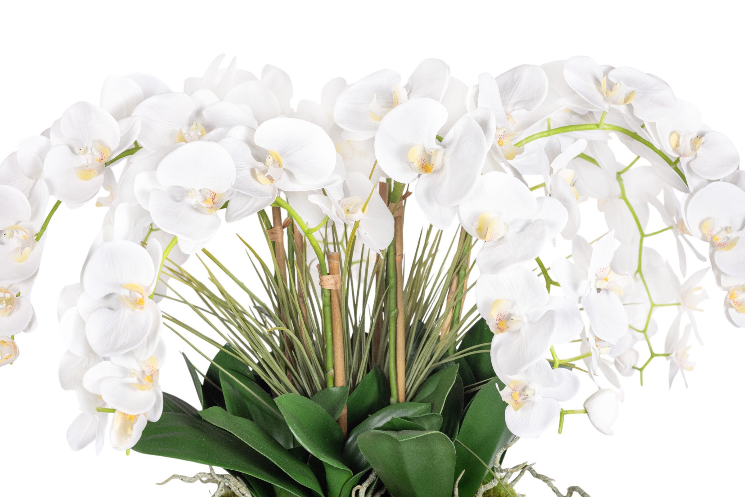 30" Ansel Bowl with Orchid Arrangment AR1965