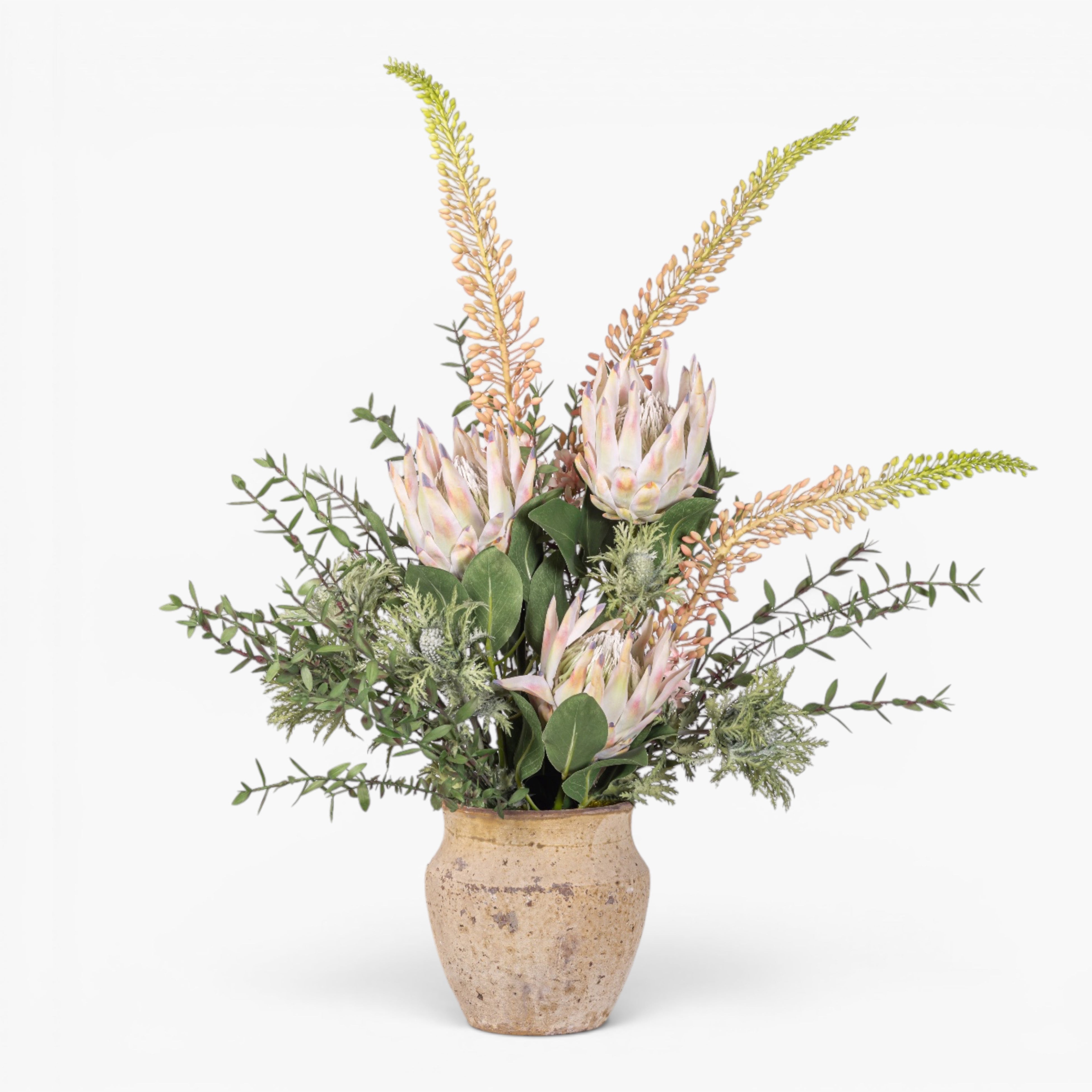 18" Titan Pot with Mixed Floral Arrangement AR1978