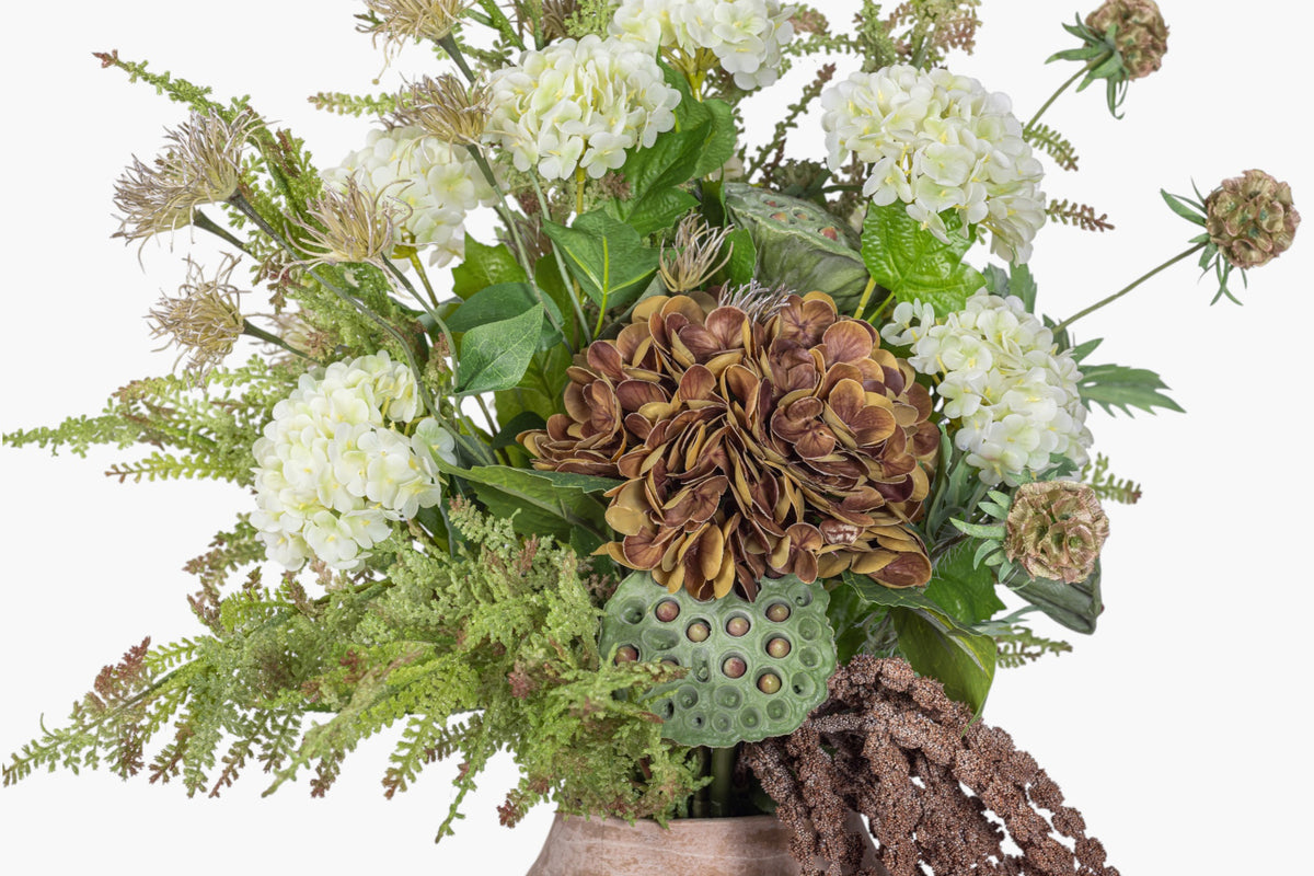 Mila Pot with Mixed Floral Arrangement AR1980