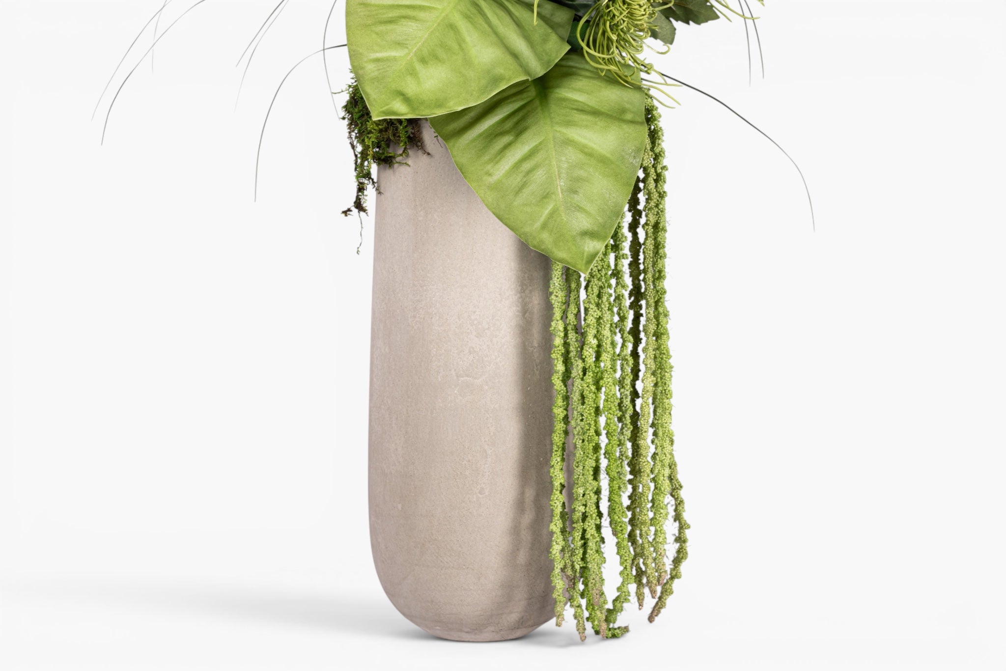 Newport Vase with Mixed Greenery Arrangement AR1982