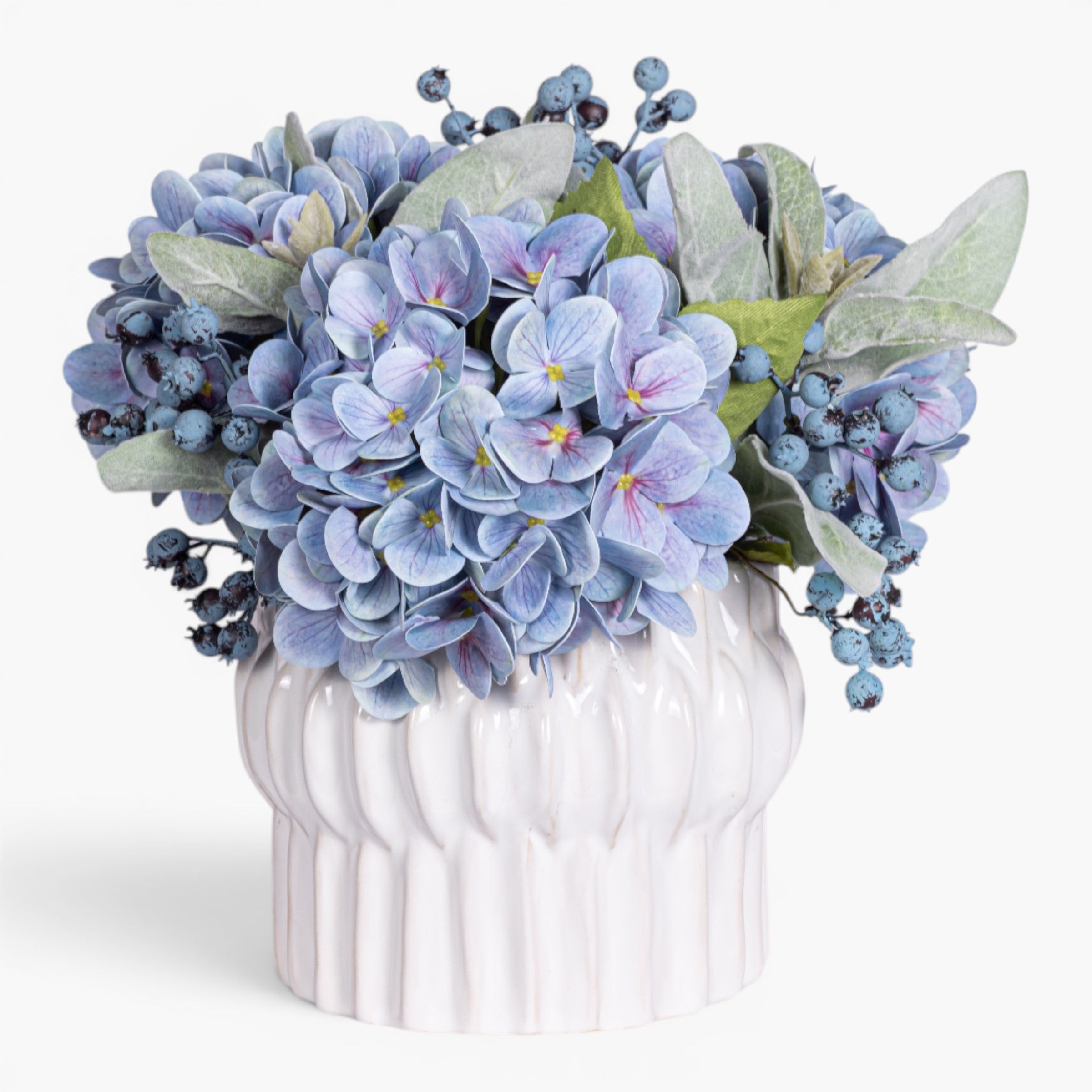 Beeker Pot with Hydrangea Arrangement AR2002