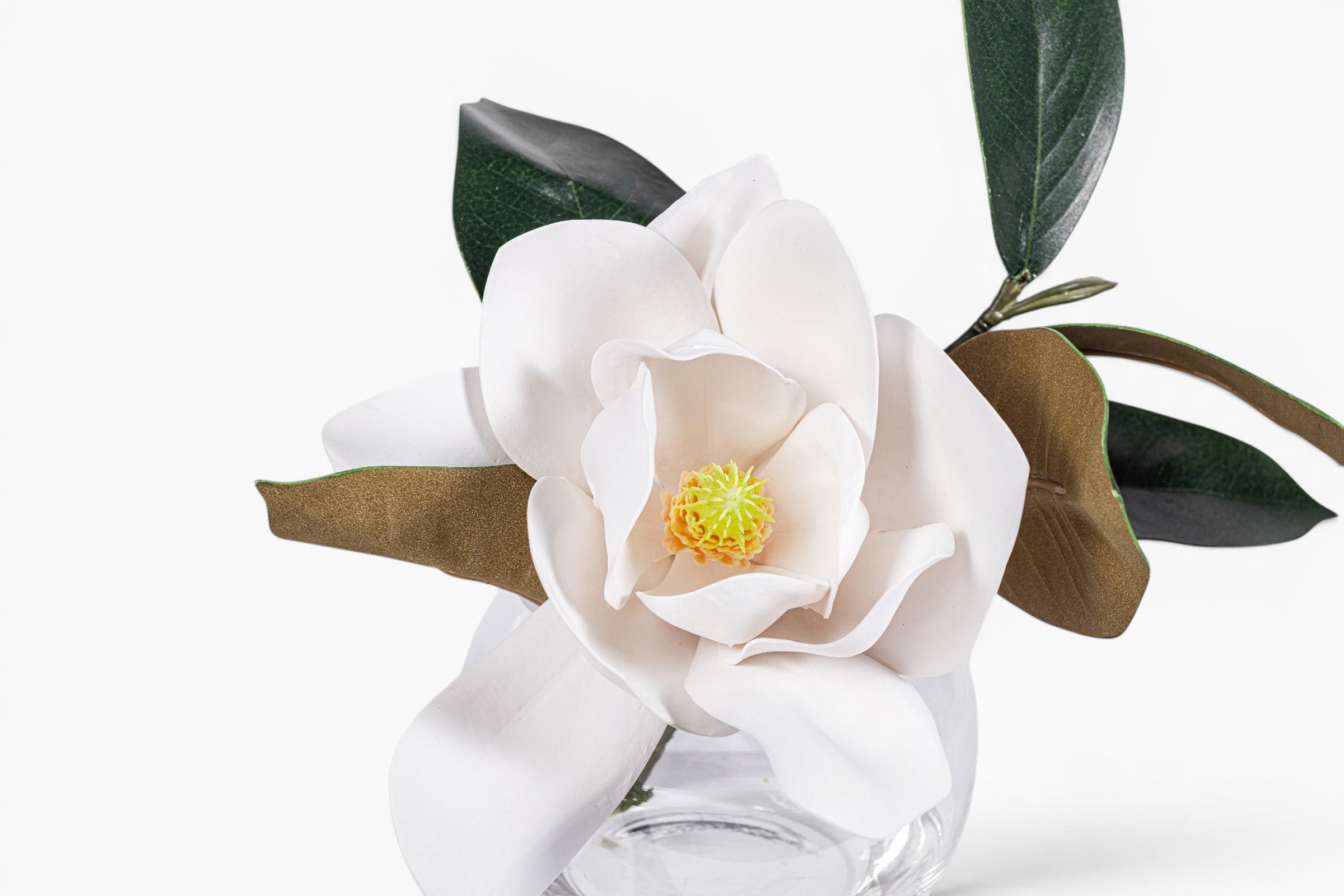 Halo Bowl with Magnolia Arrangement AR2033