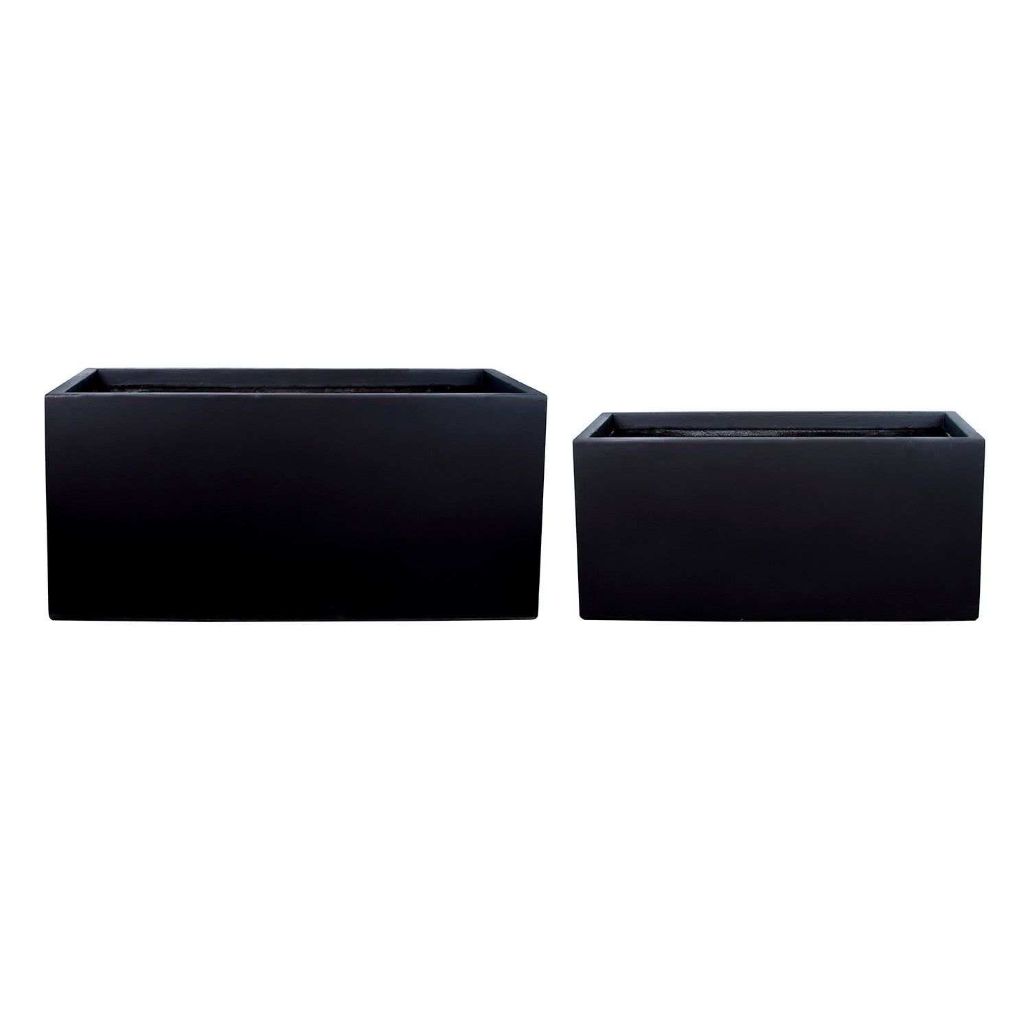 Chelsea Rectangle Floor Planter-Black CN1242