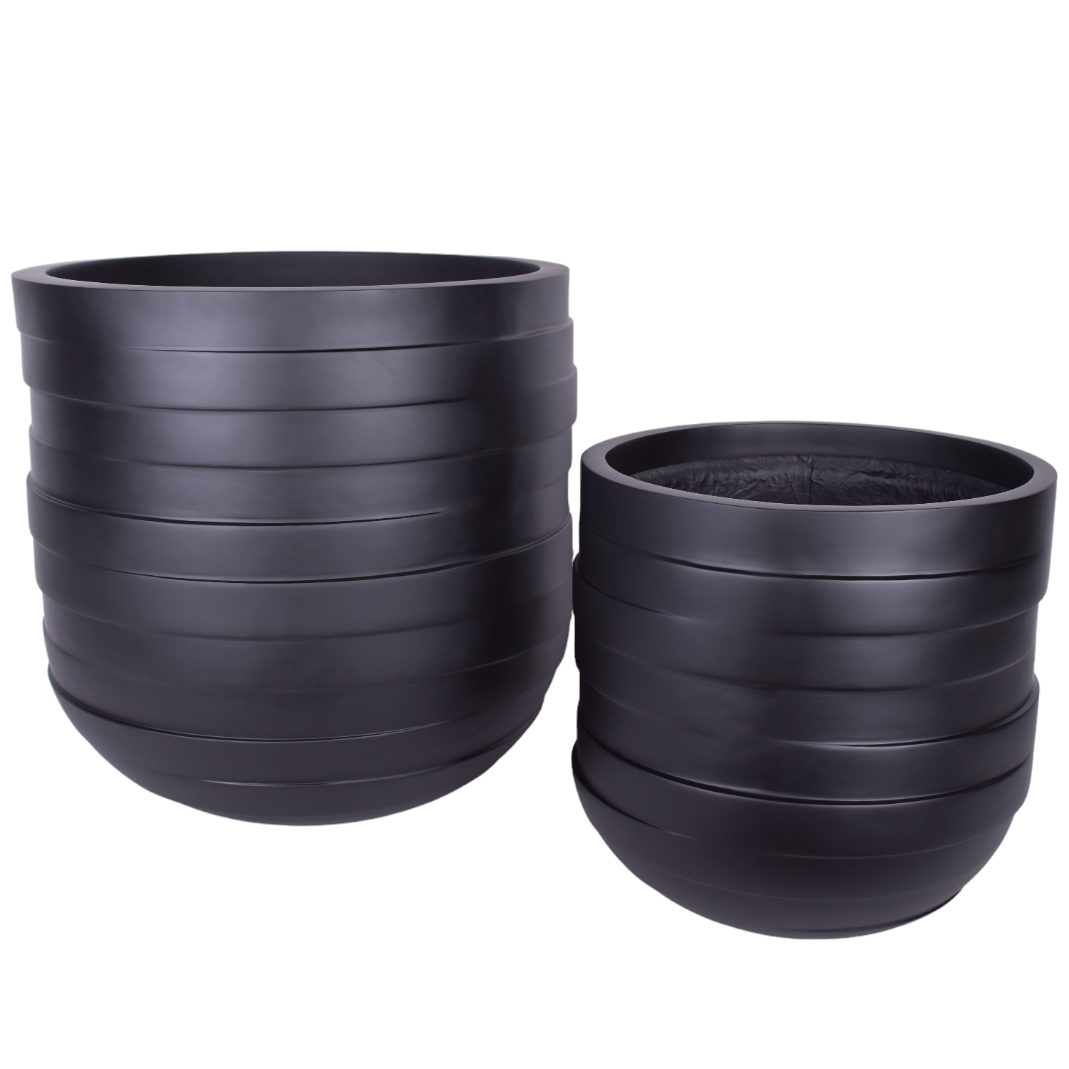 anthracite plant pots Circulum Planter Collection- Black CN1269