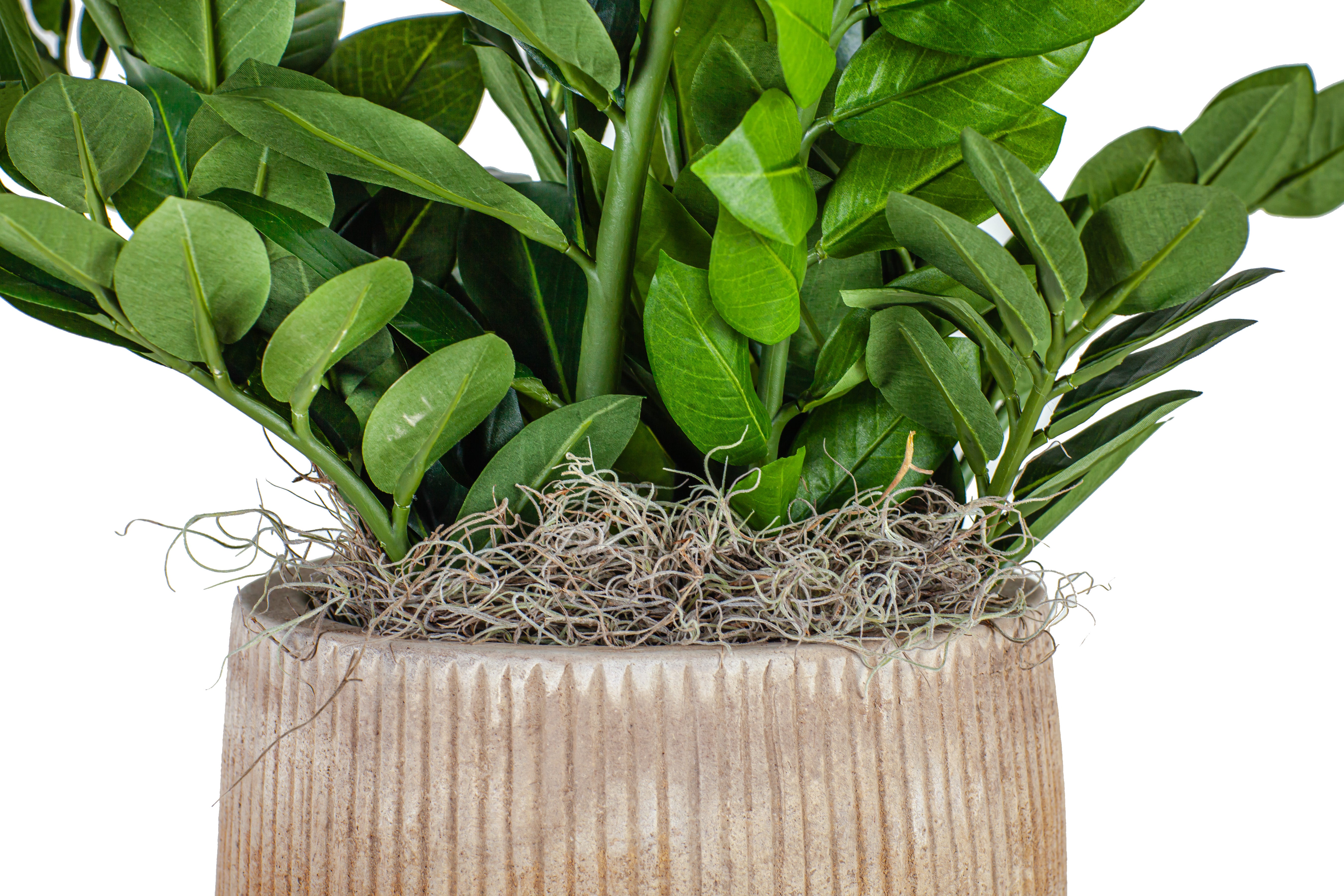 “Basketizing” - Foam with Rock or Moss Covering - 10-14"H