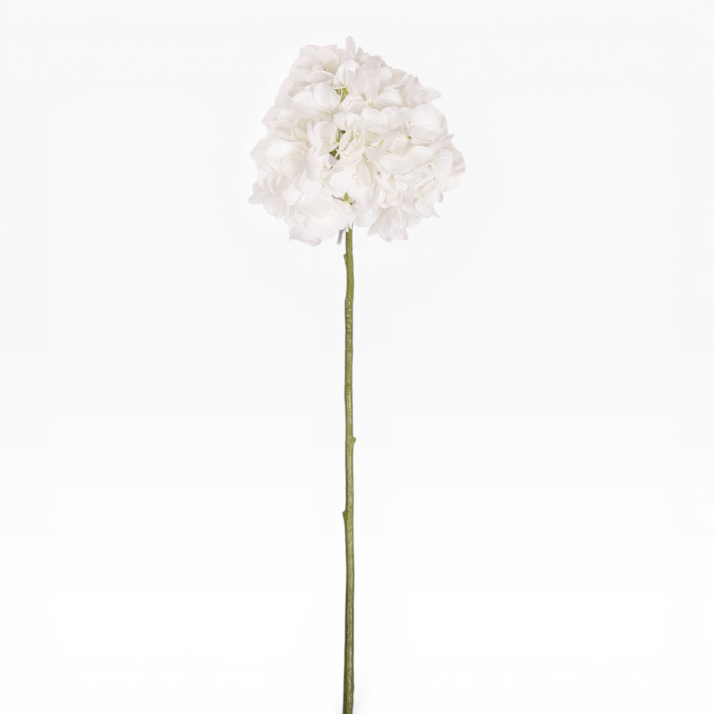 30" Real Touch Hydrangea Stem - White FL1063