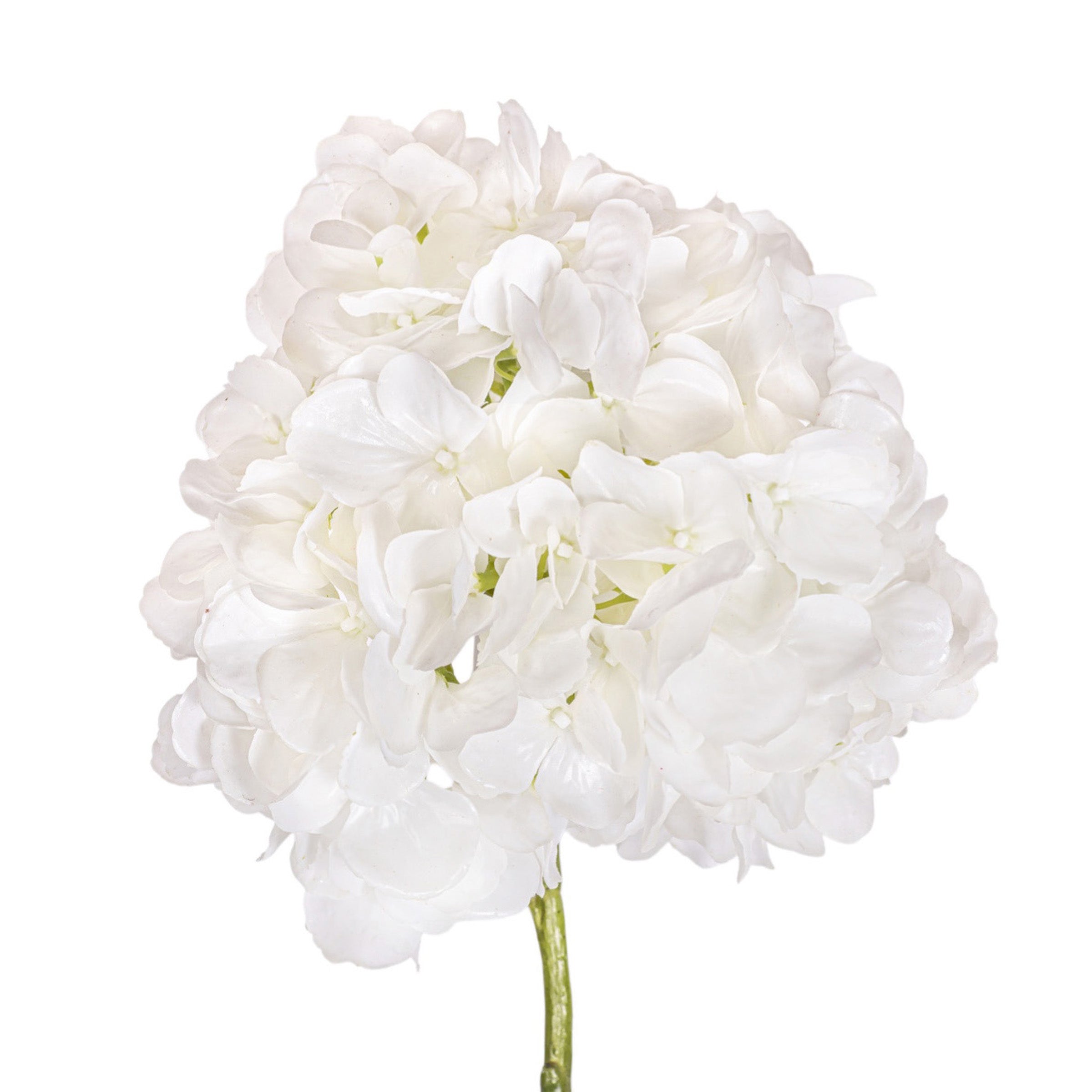 30" Real Touch Hydrangea Stem - White FL1063