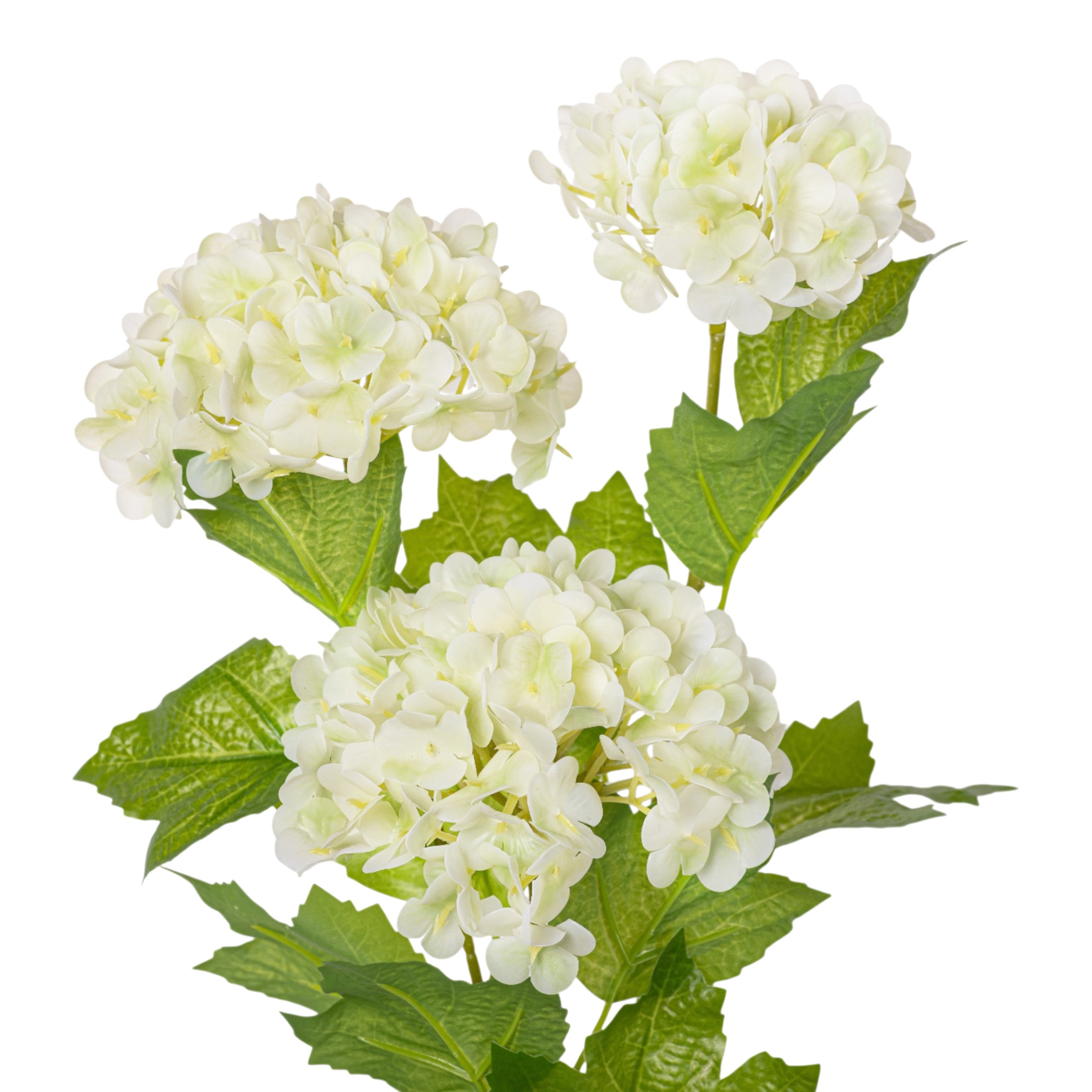 26" Light Green Snowball Hydrangea Stem - Real Touch FL1115