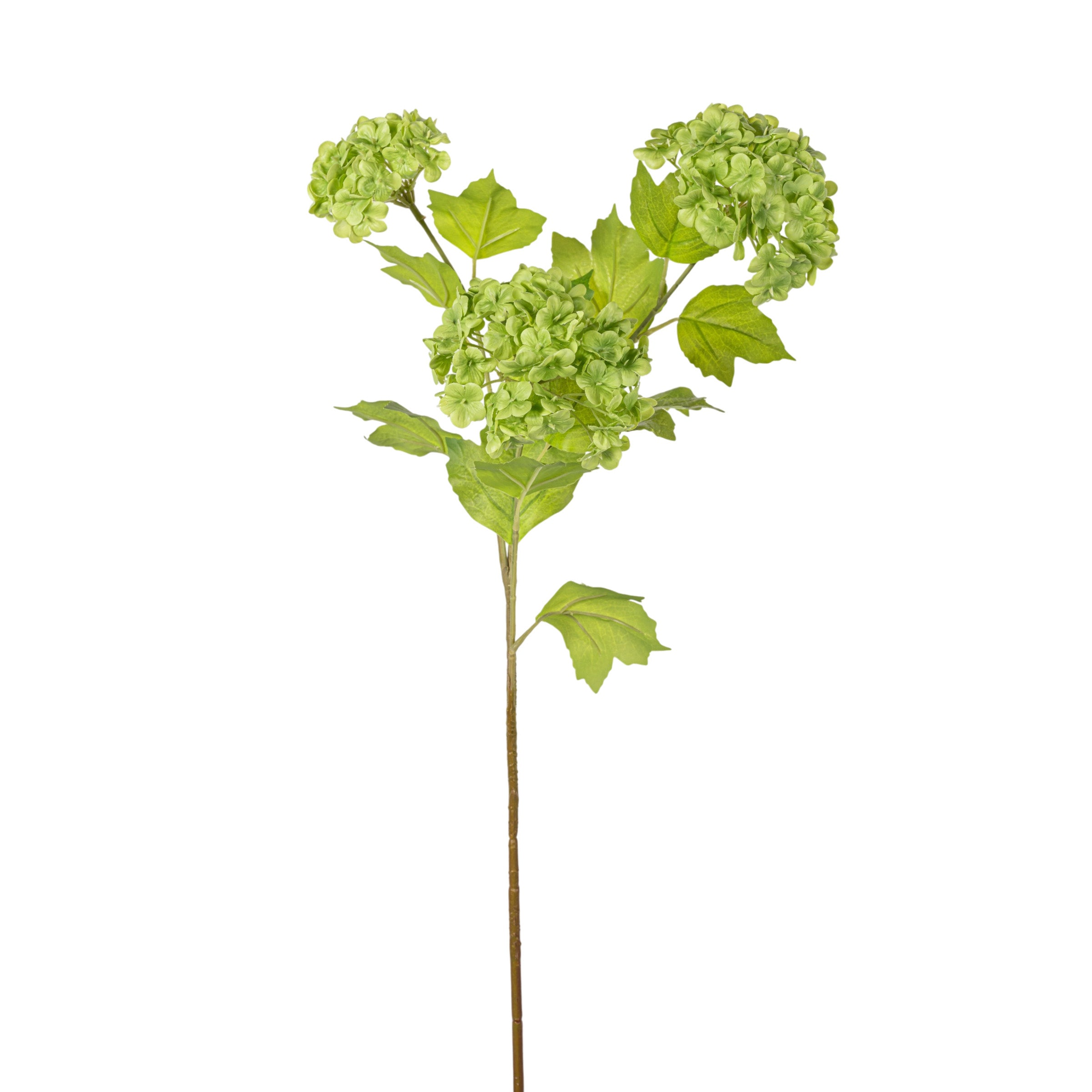 26" Green Snowball Hydrangea Stem - Real Touch FL1116