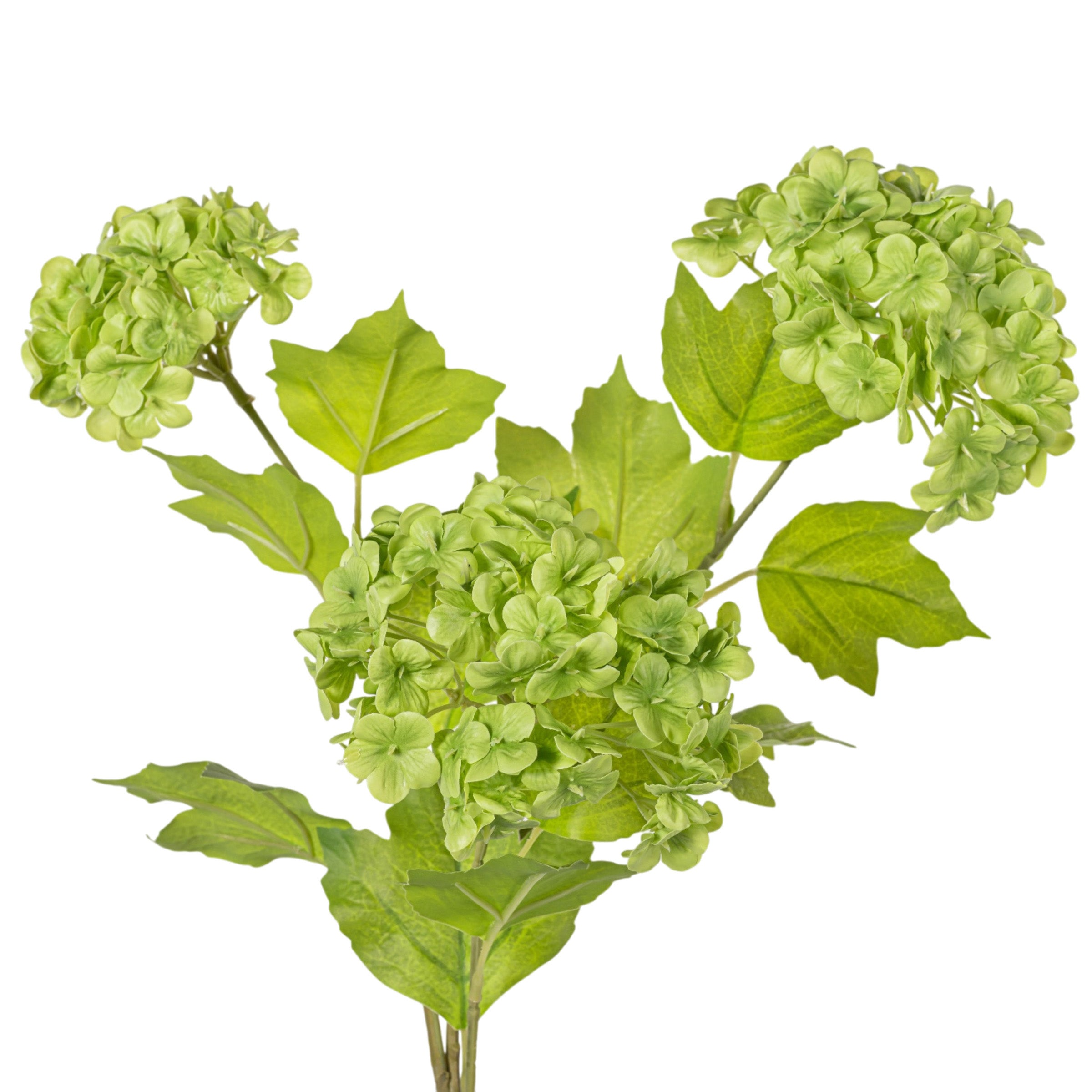 26" Green Snowball Hydrangea Stem - Real Touch FL1116