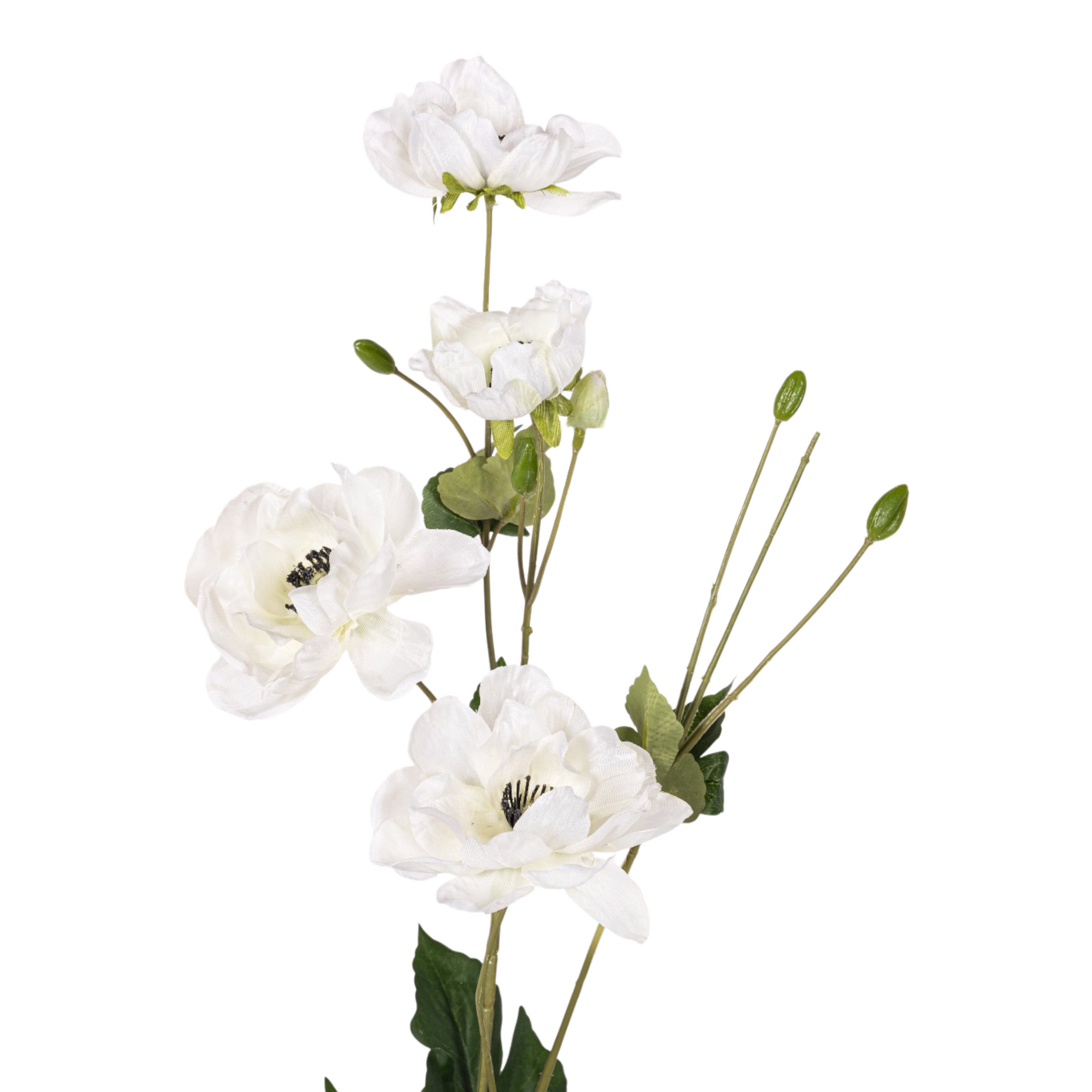 37" White Anemone Spray FL1129