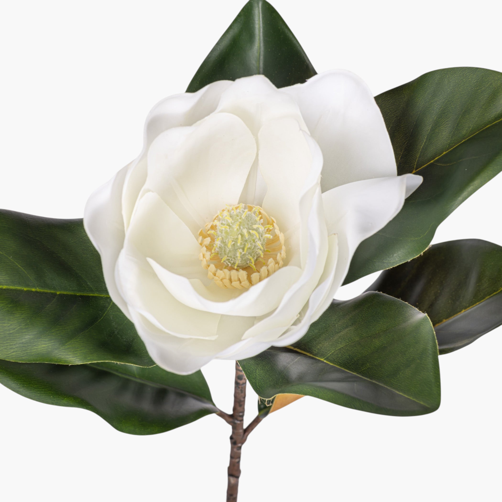23" Real Touch White Magnolia Flower FL1140