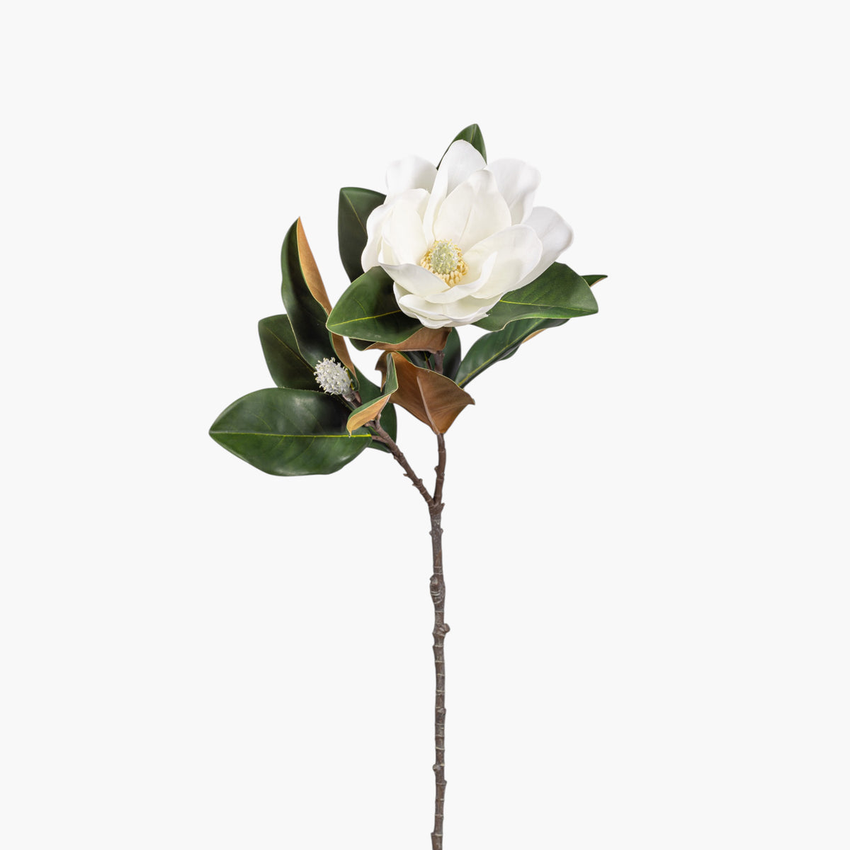 33" Real Touch White Magnolia Flower FL1141