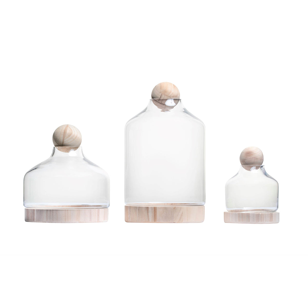Chileno Terrarium Collection With Wood Topper GL1017