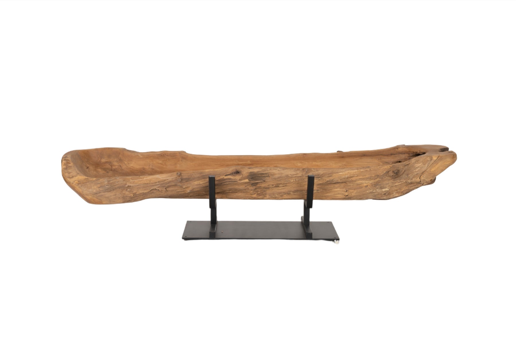 Tanduk Teak Wood Planter with Metal Stand WD1029