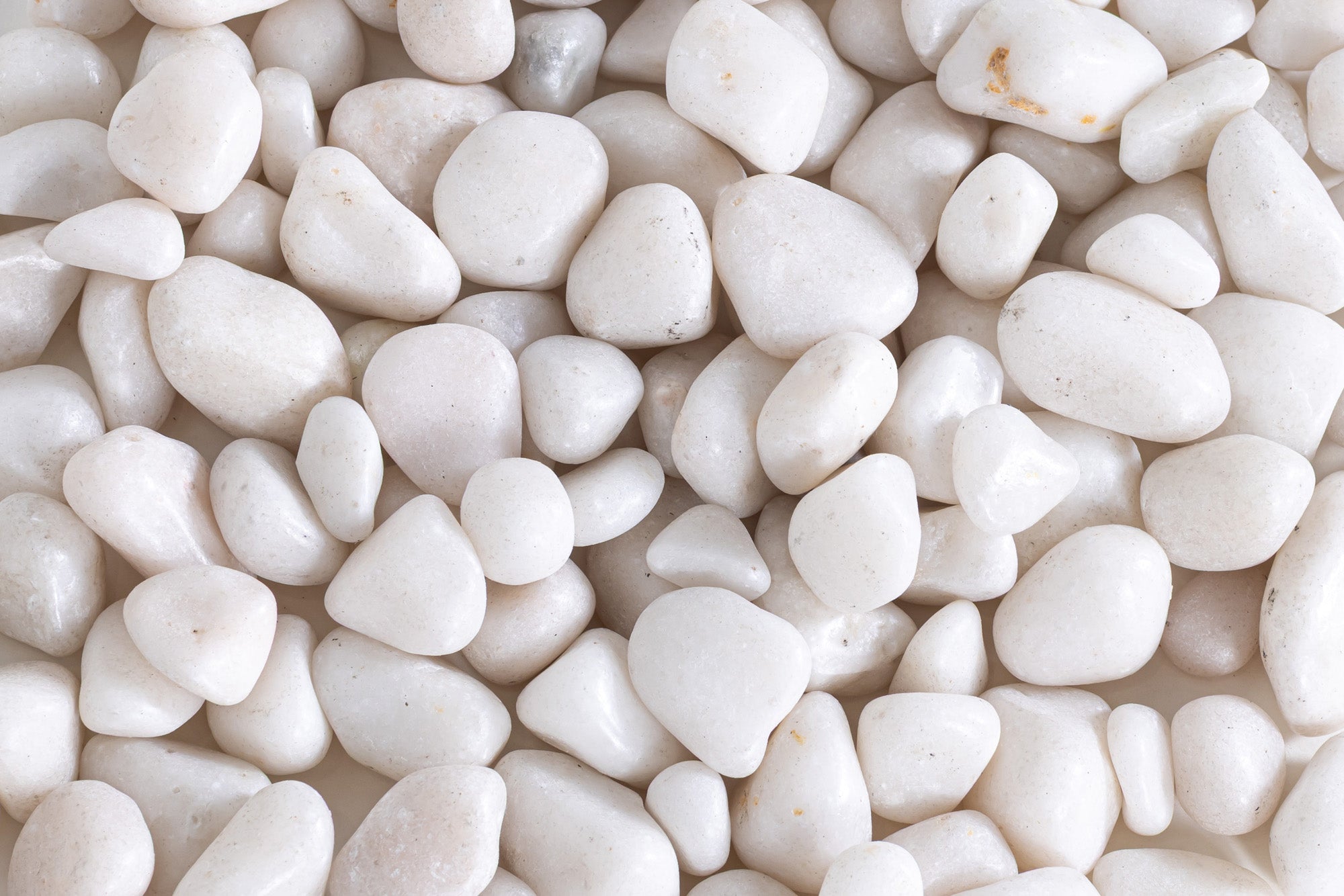 1 Pound of Polished White Rock