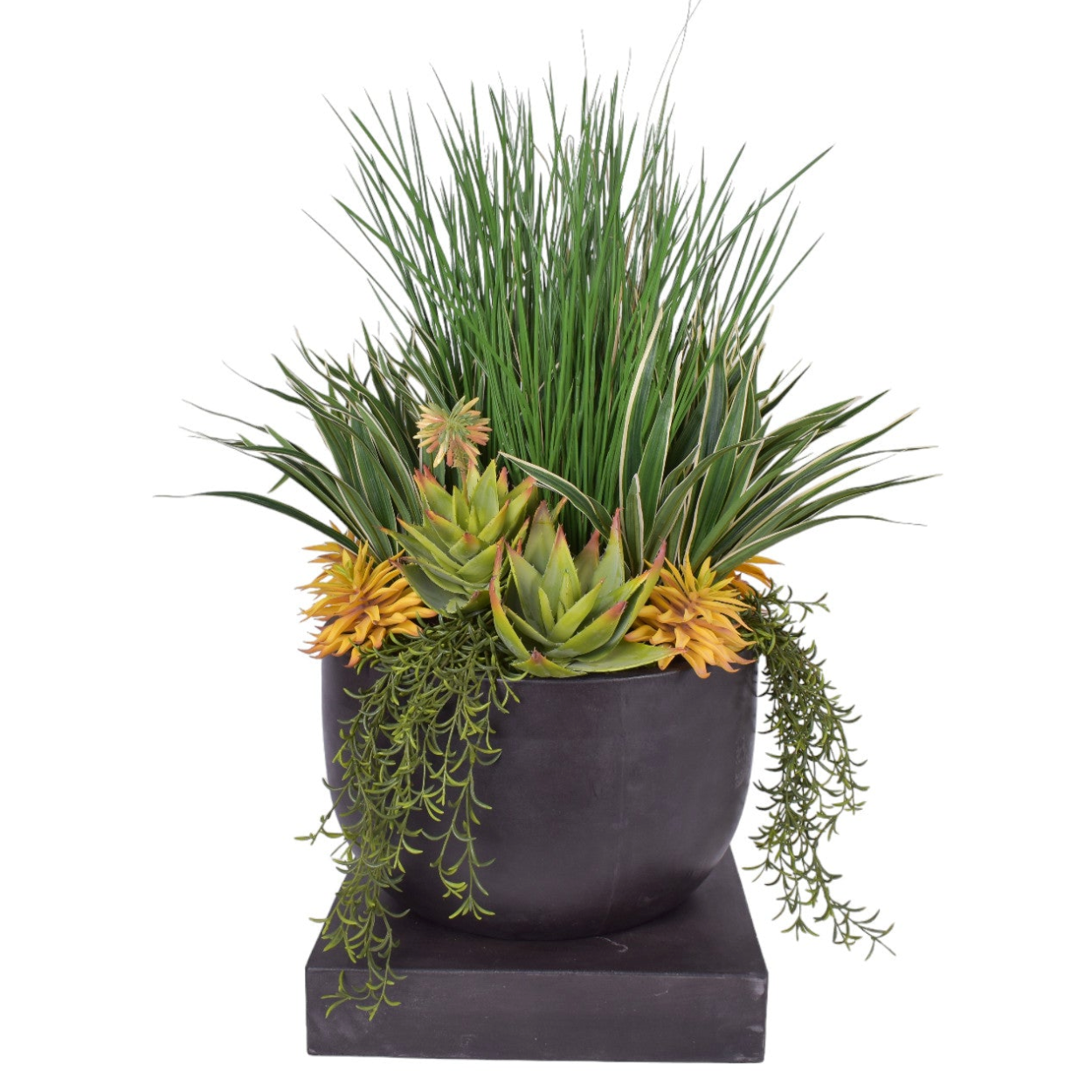 Large Palmaria Pot with UV Protected Arrangement   AR1787UV