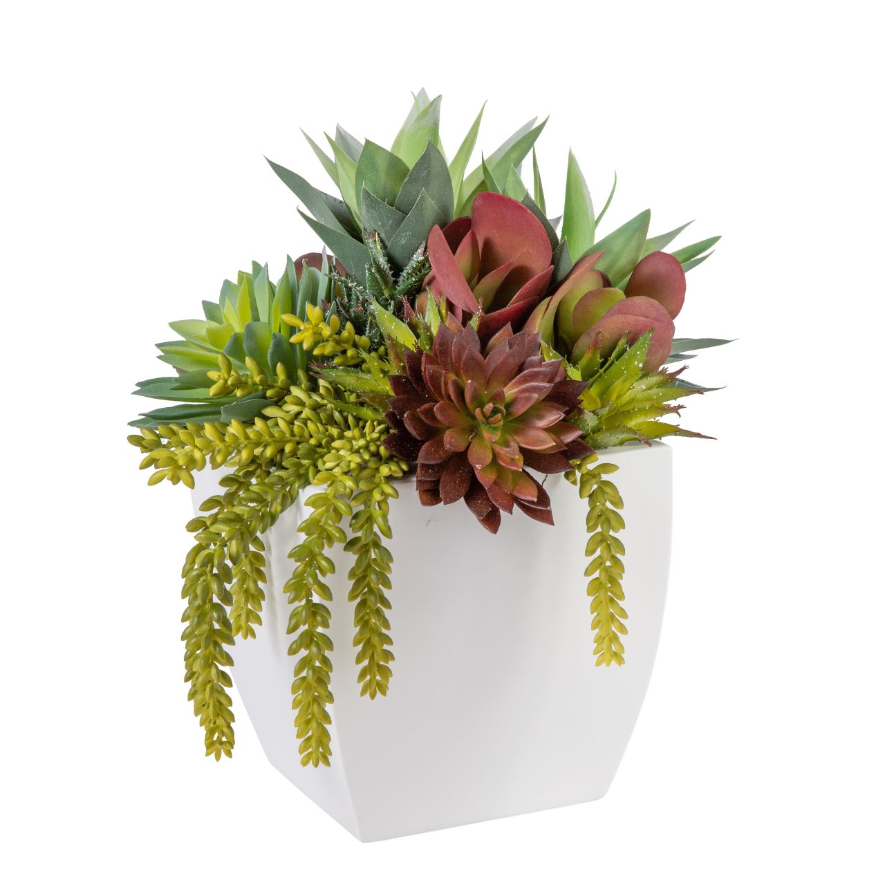 8" Sterling Pot with Succulent Arrangement AR1201