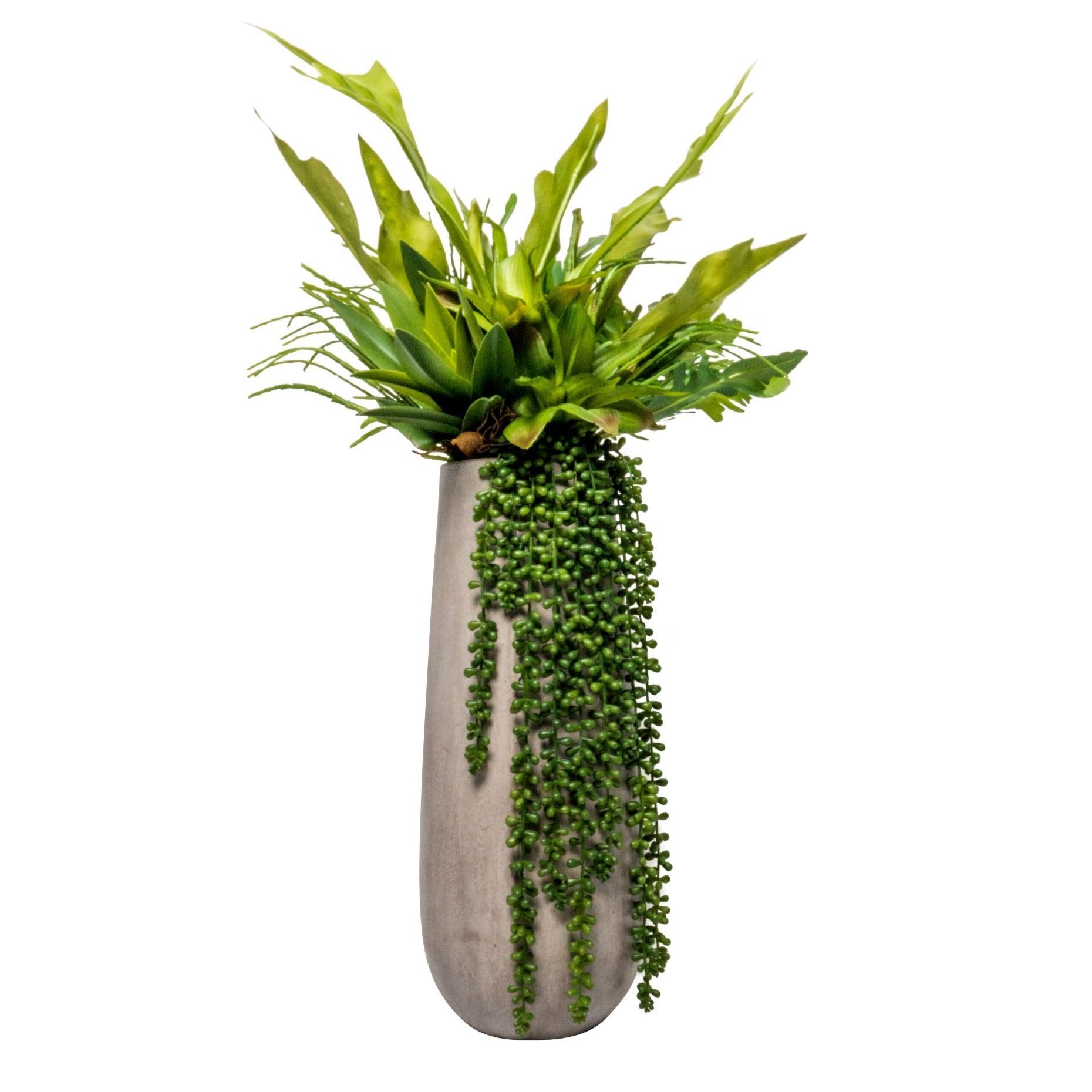 20" Newport Vase with Succulent Arrangement AR1412