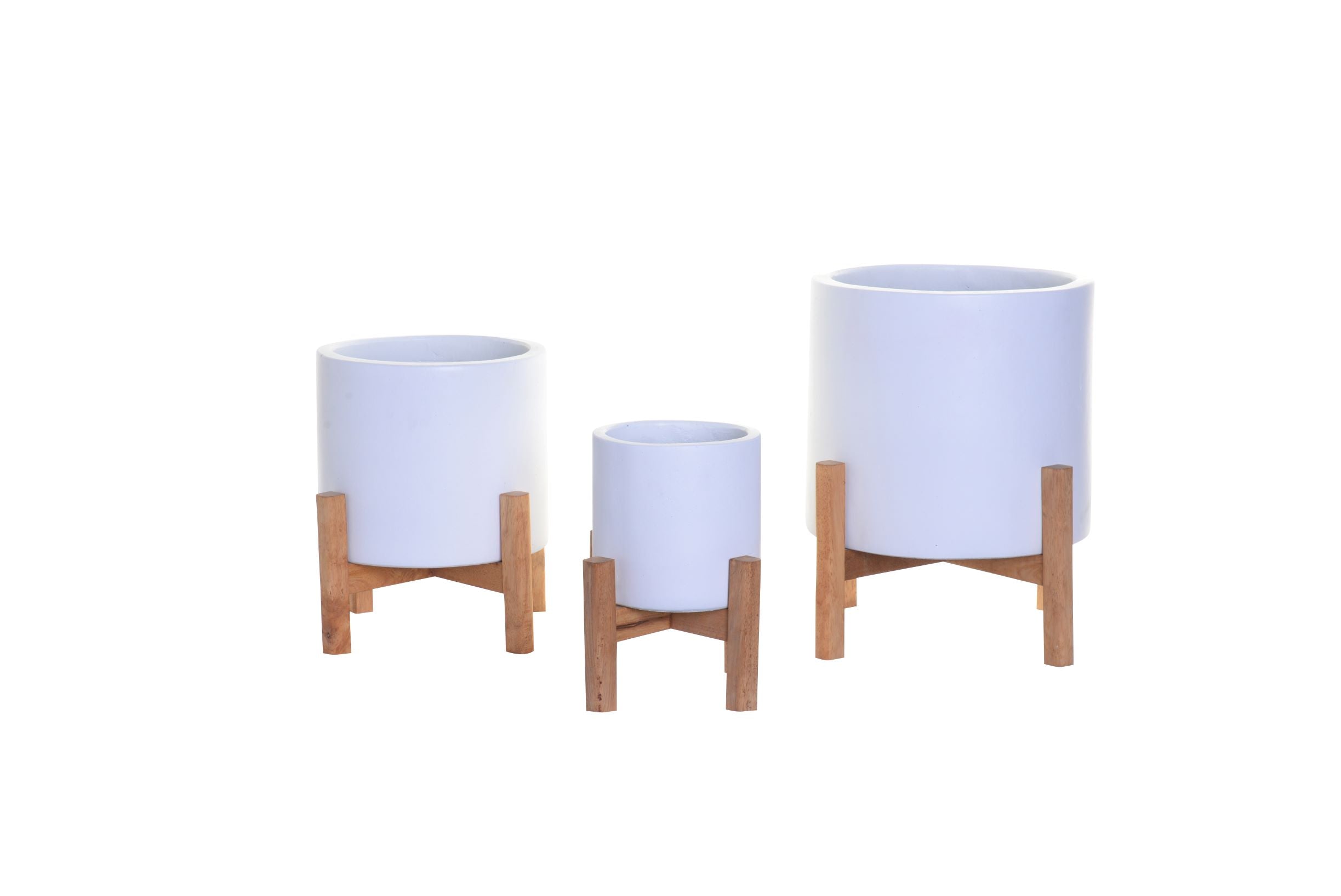 Korynn Planter Collection-White CN1062