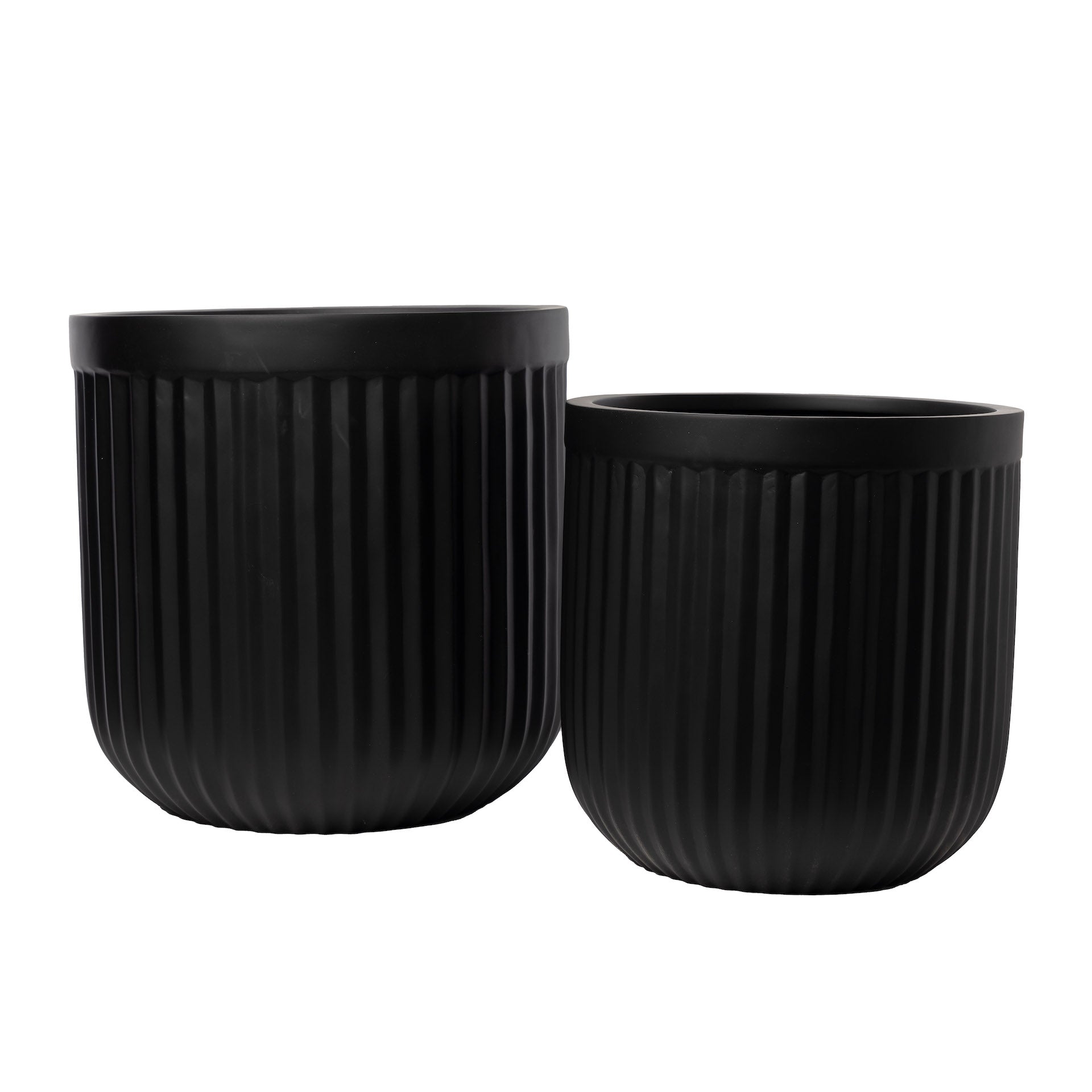 Dorsey Fluted Fiberglass Short Collection-Black CN1161
