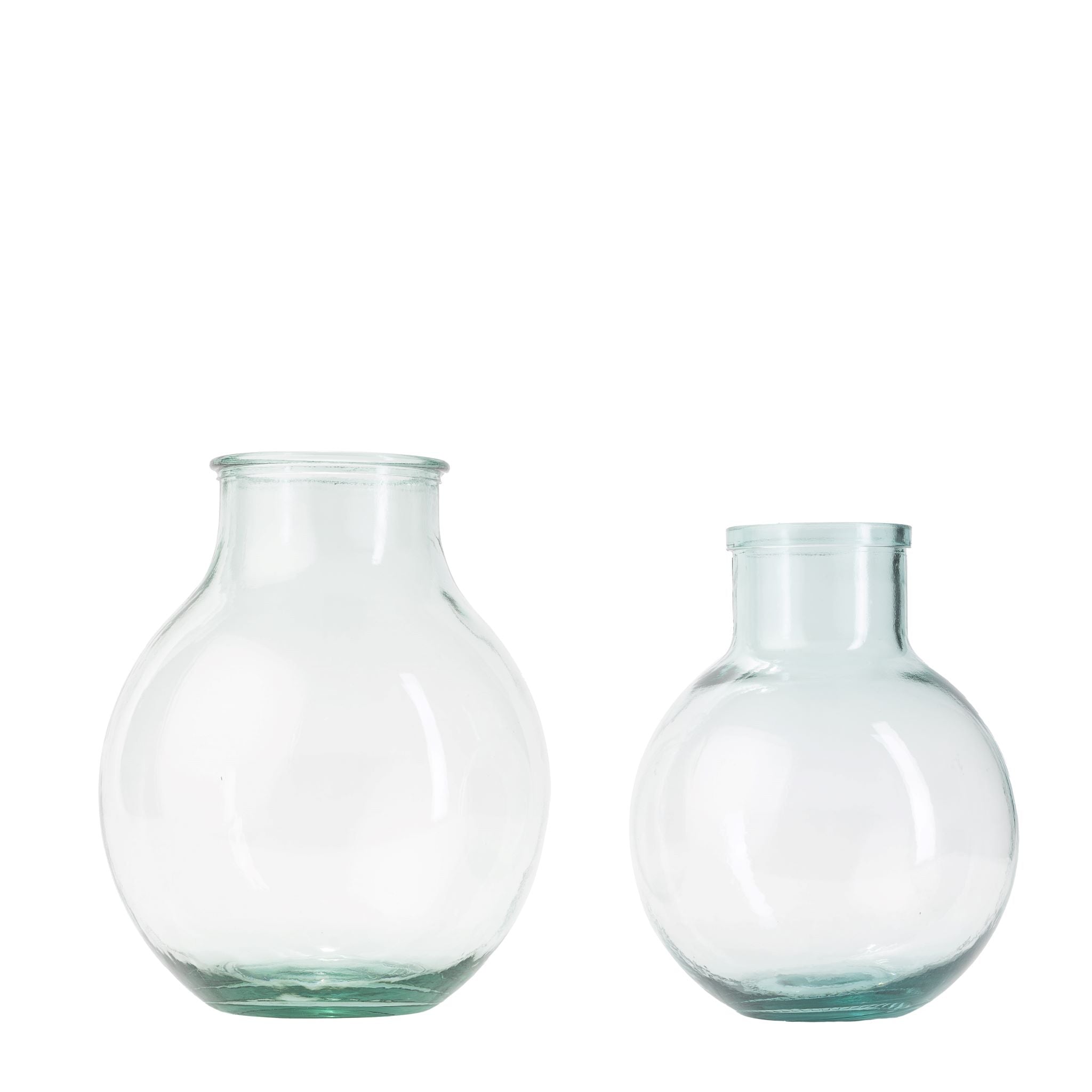 San Miguel Recycled Glass Wide Mouth Vase Collection GL1022