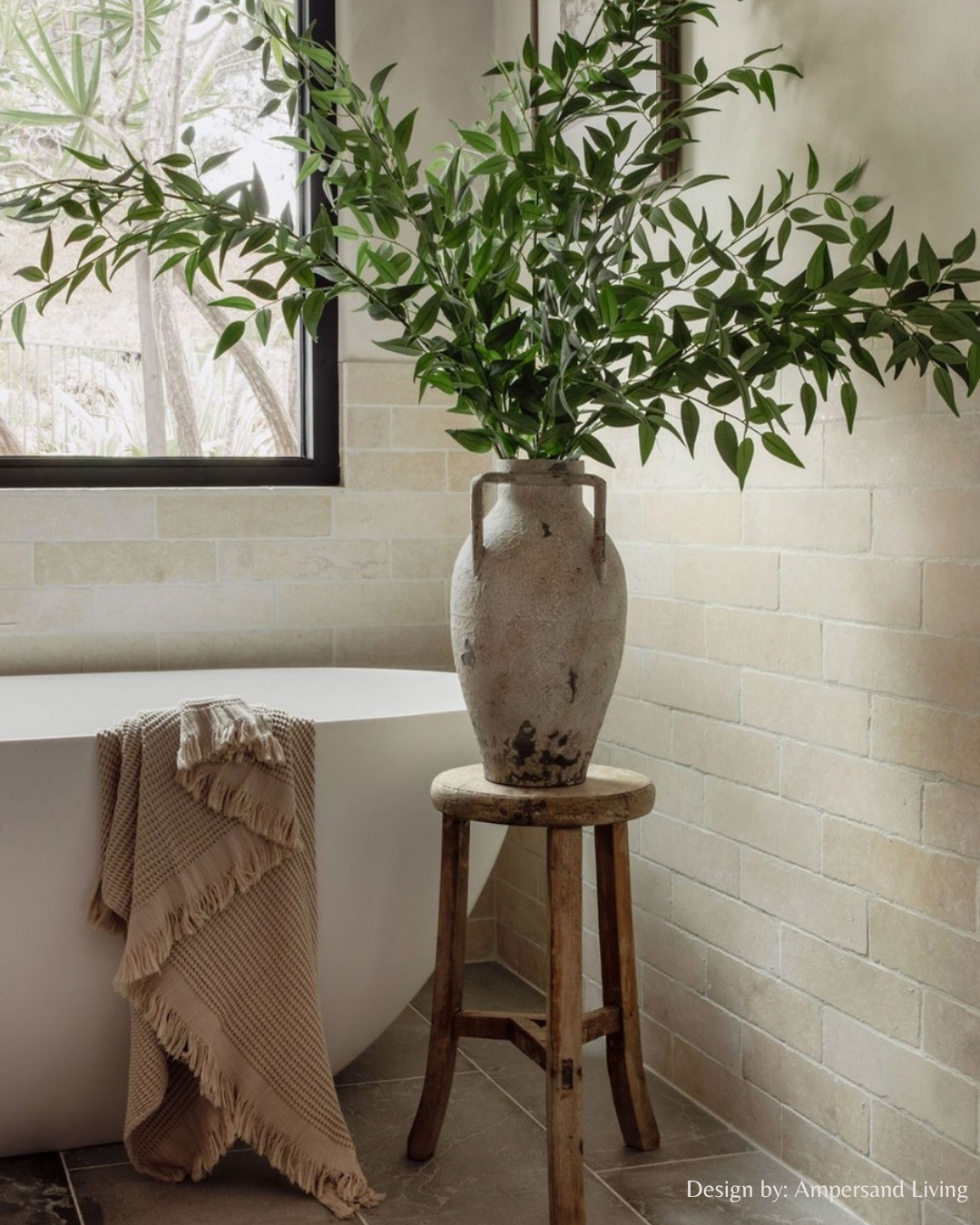 47" Italian Ruscus- UV Treated    ST1158UV