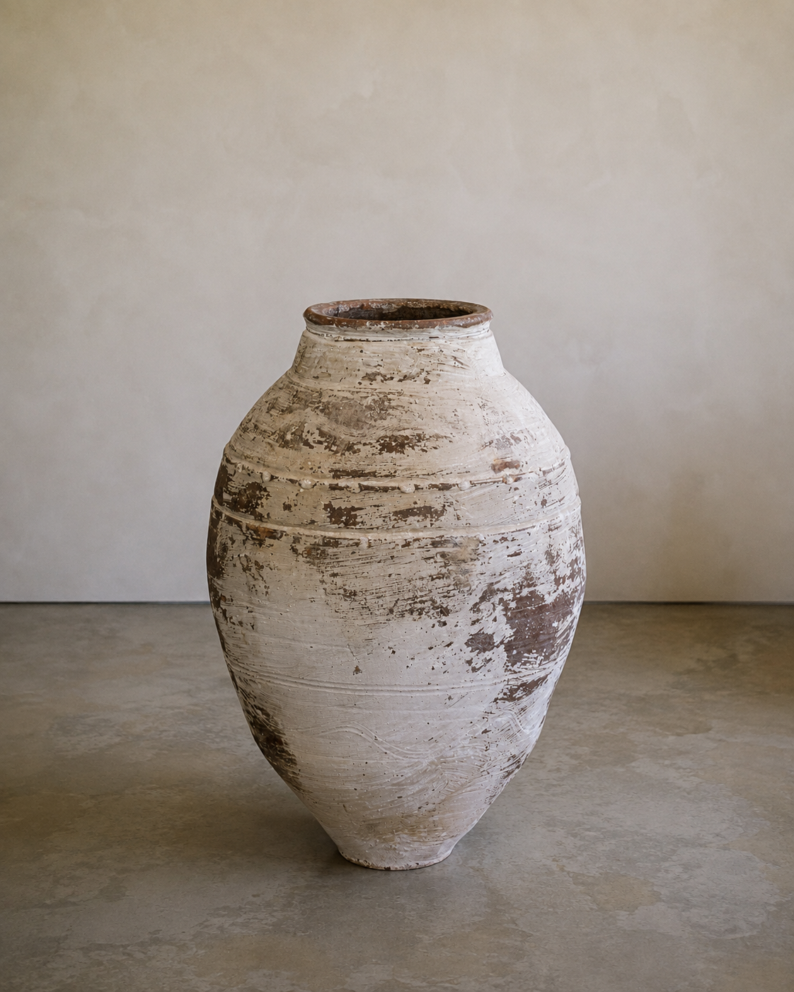 Turkish Olive Pot | Vintage Tan