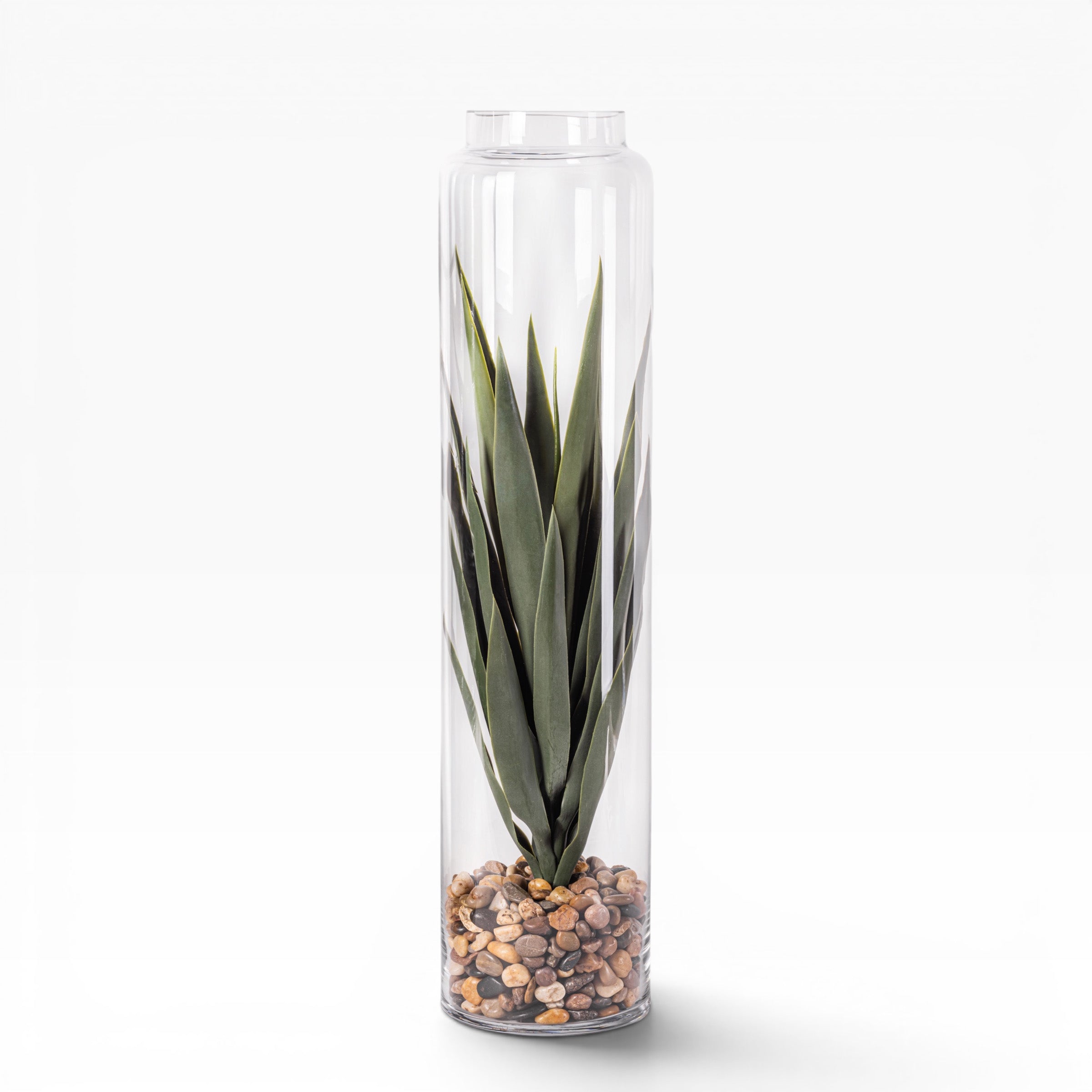 31" Kailee Vase with Yucca Stem Arrangement